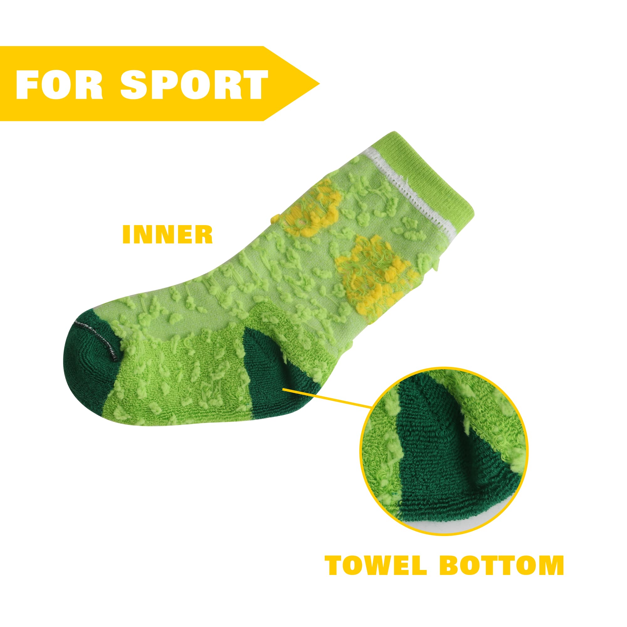 Crew Kids Custom Pattern Football Socks - With Towel Bottom - PCH574 Image
