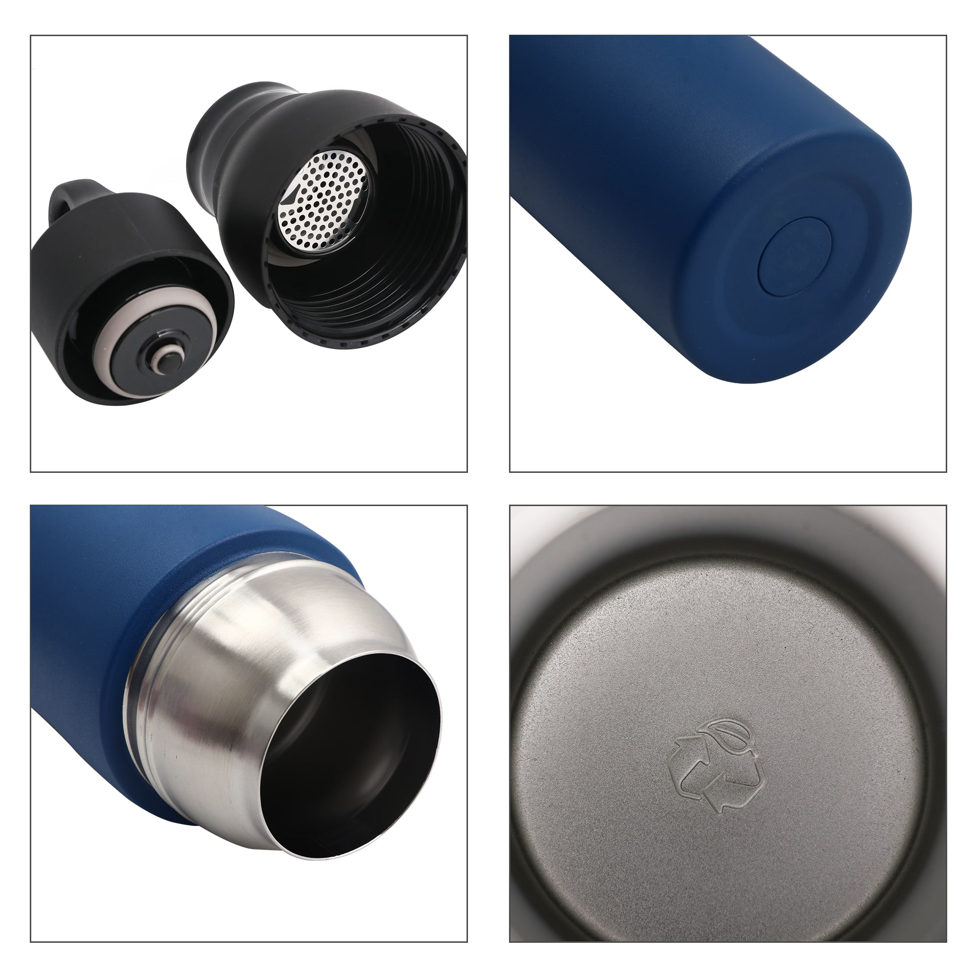 480ML RCS Recycled Stainless Steel Quick Press Insulated Tumbler