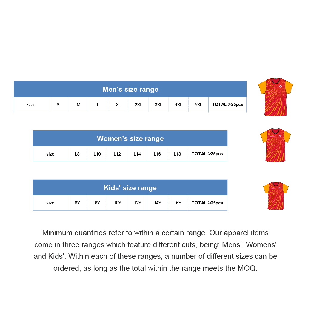 Unisex Adults 100%Polyester Sublimated Insert Collar T-shirt - PCC023 Image