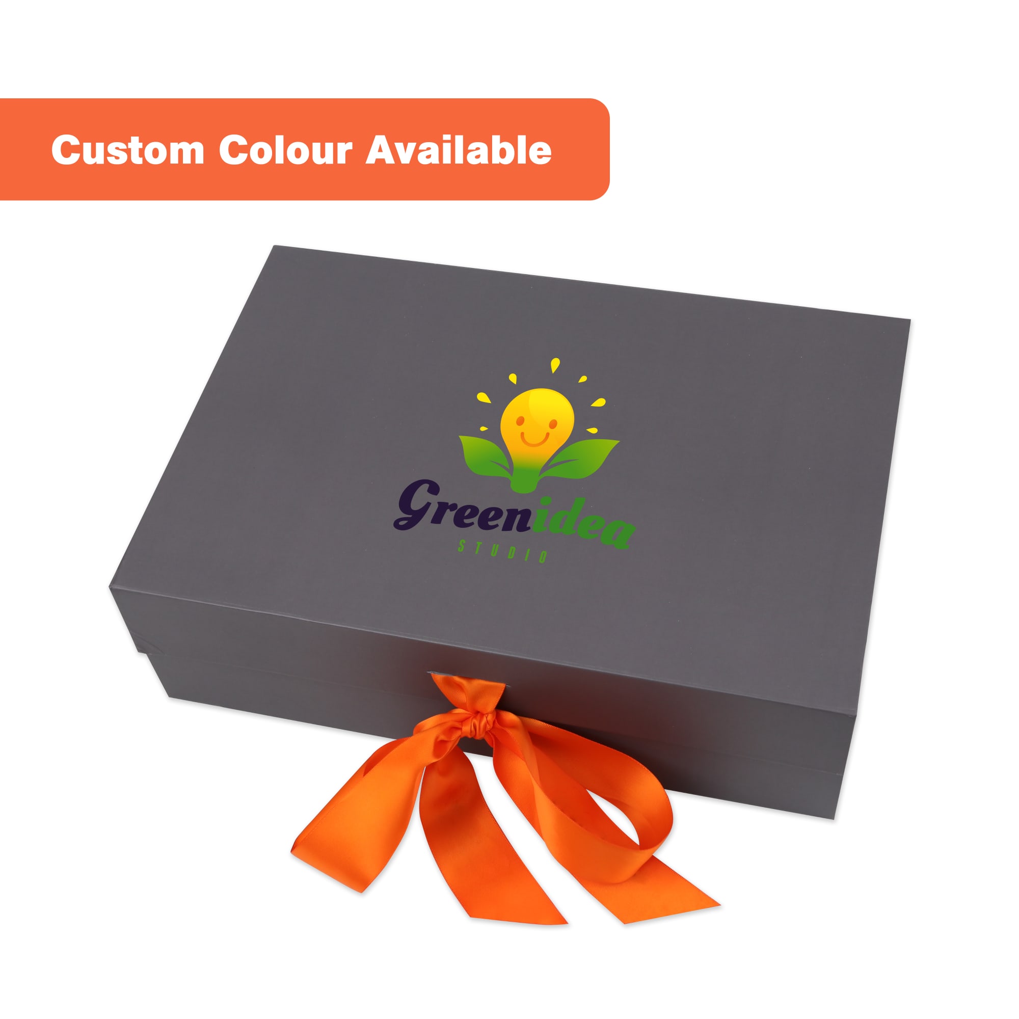 Medium Foldable Magnetic Box with Ribbon - PCPB530 Image 