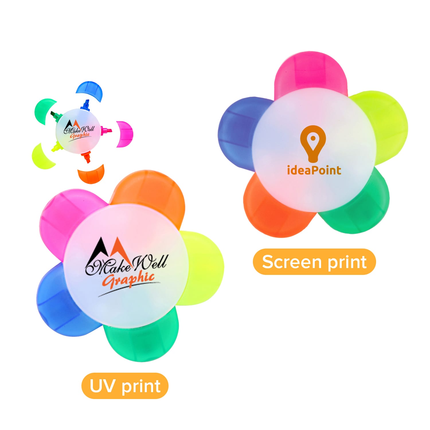 Flower Five-color Highlighter - PCS142 Image