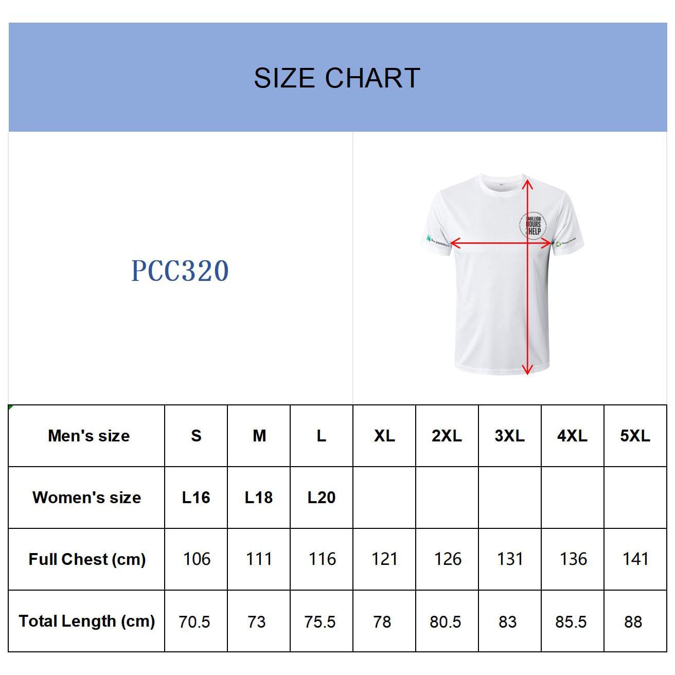 Unisex Adults RPET Sublimated Round-collar Tee Shirt - PCC320 Image