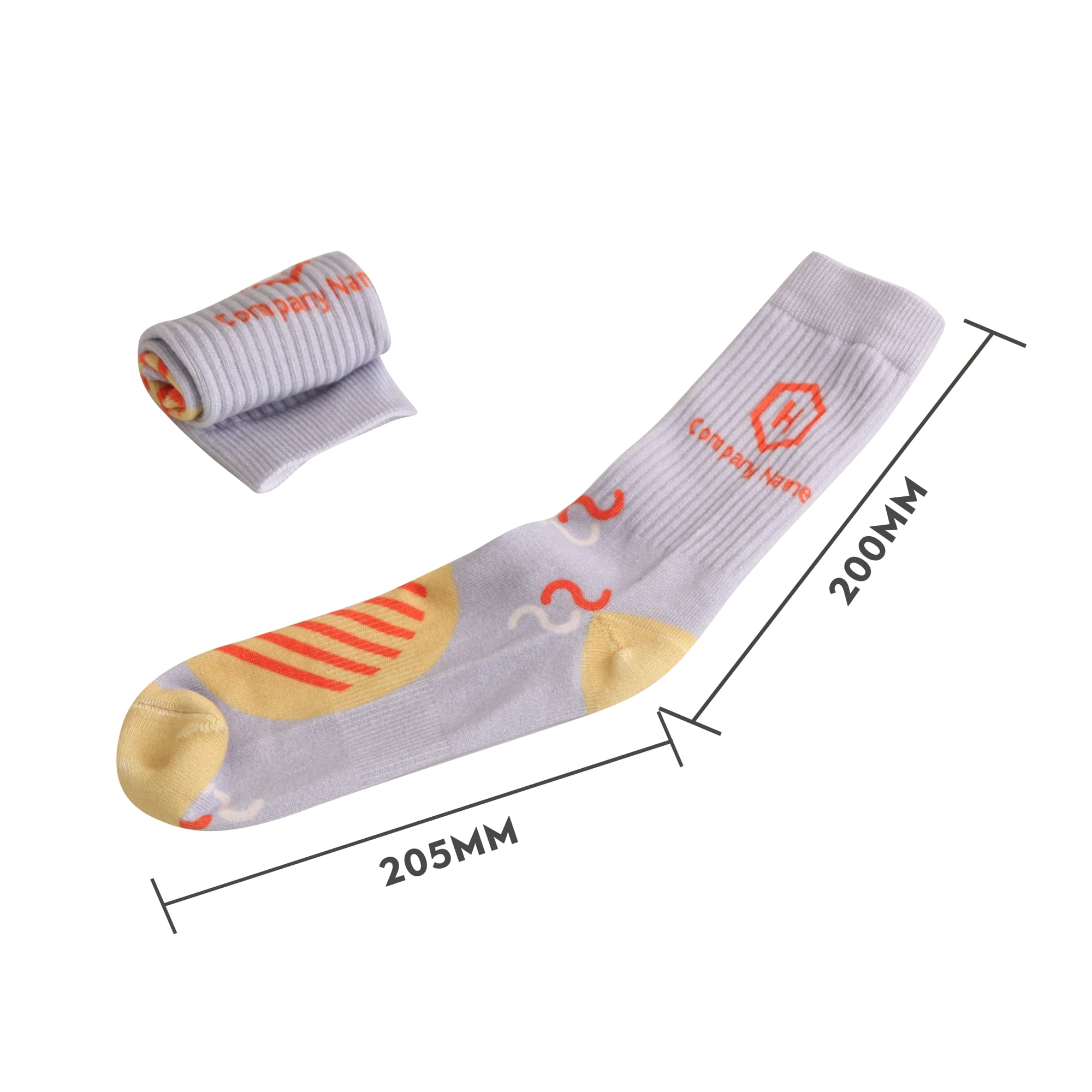 Crew Premium Sublimation Socks - PCH219 Image