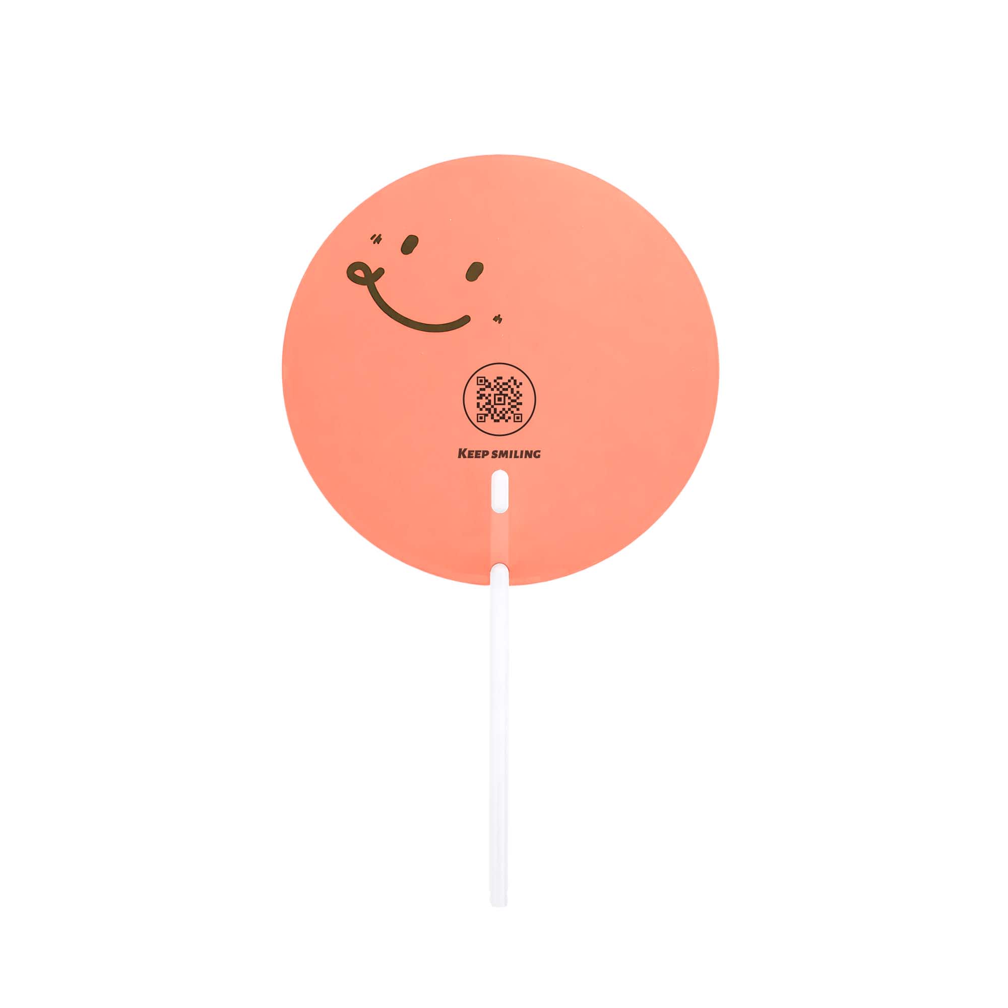 Alternative view of Custom Shape Transparent PVC Hand Fan B