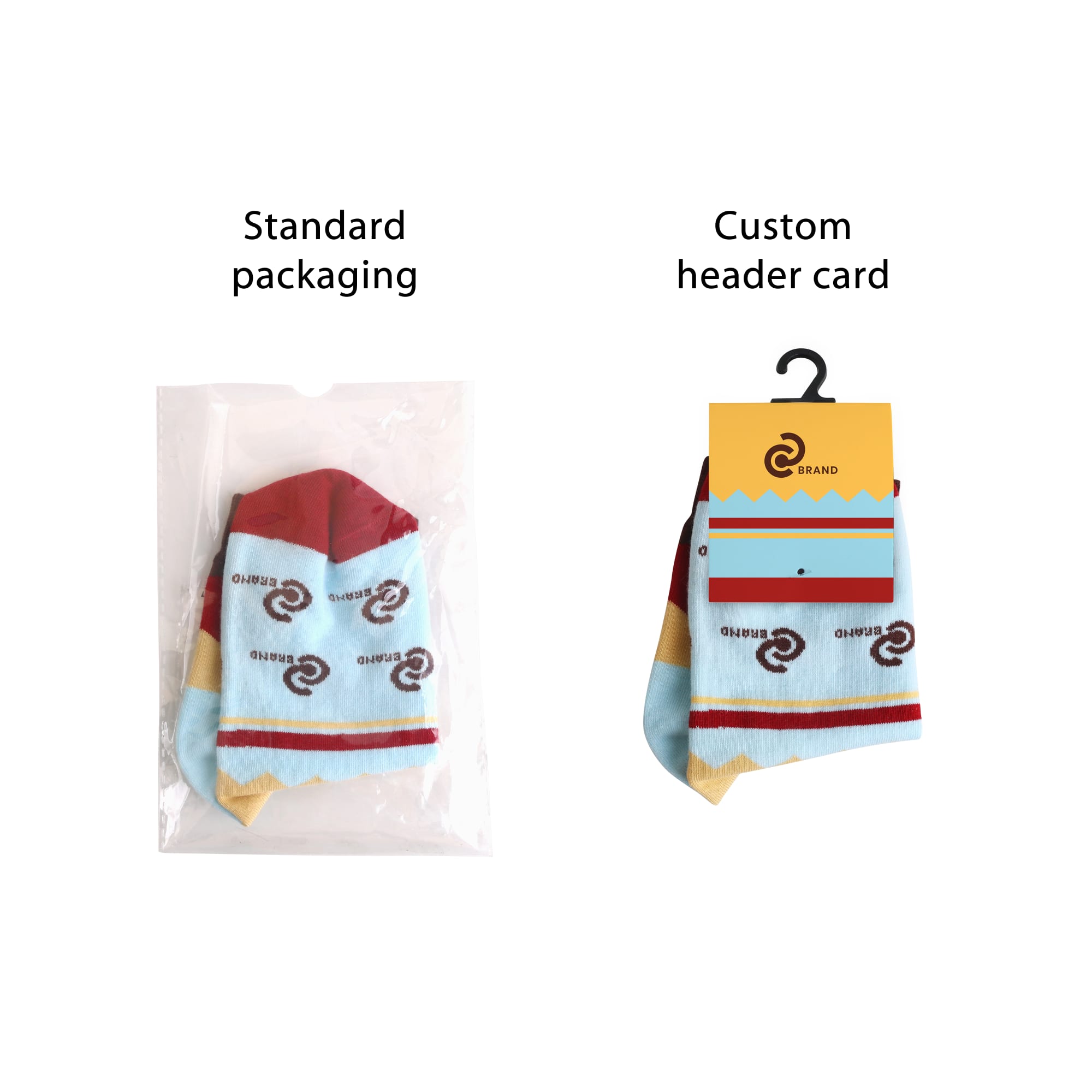 Ankle Custom Pattern Woven Socks - PCH214 Image