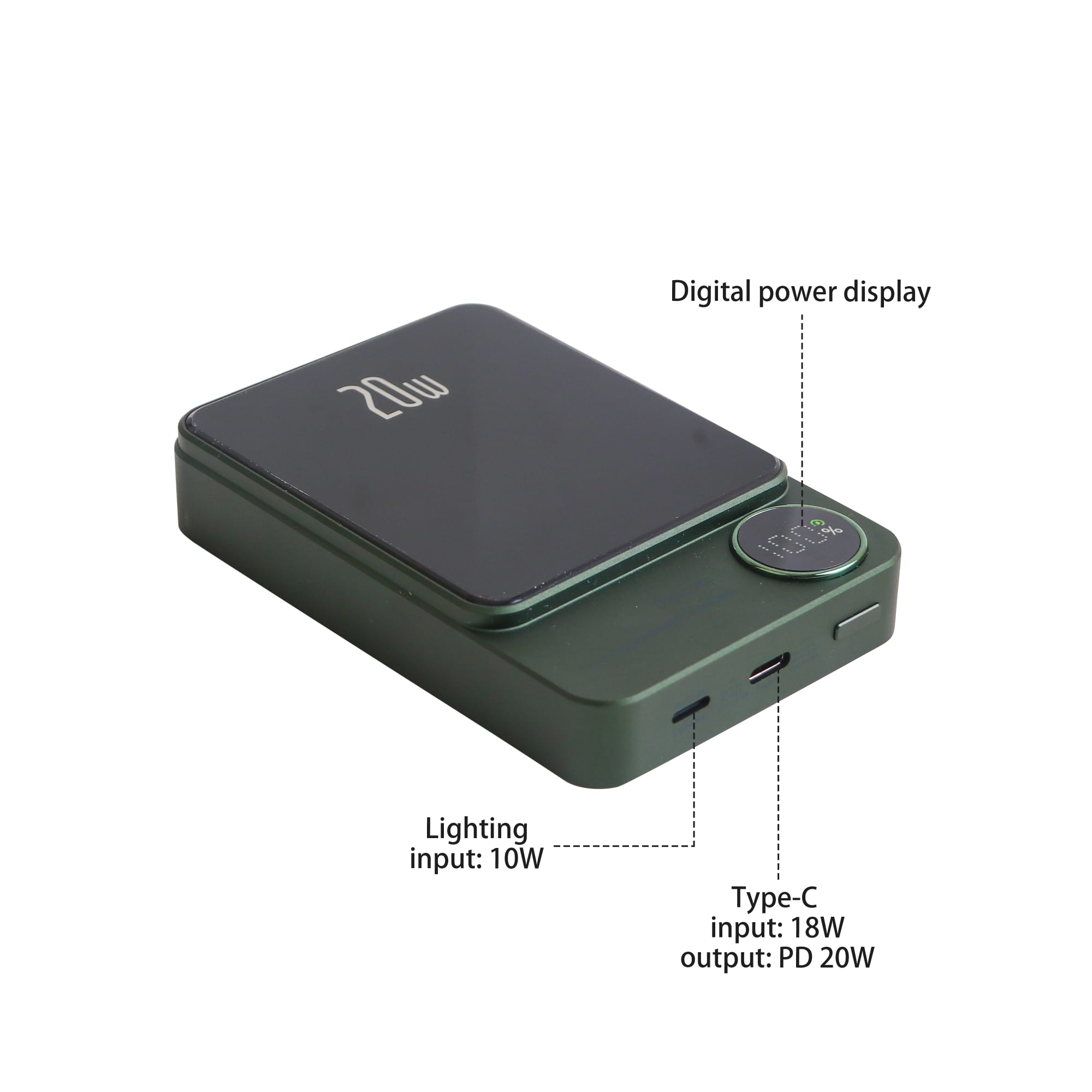 10000mAh Magnetic Wireless Power Bank - PCB175 Image