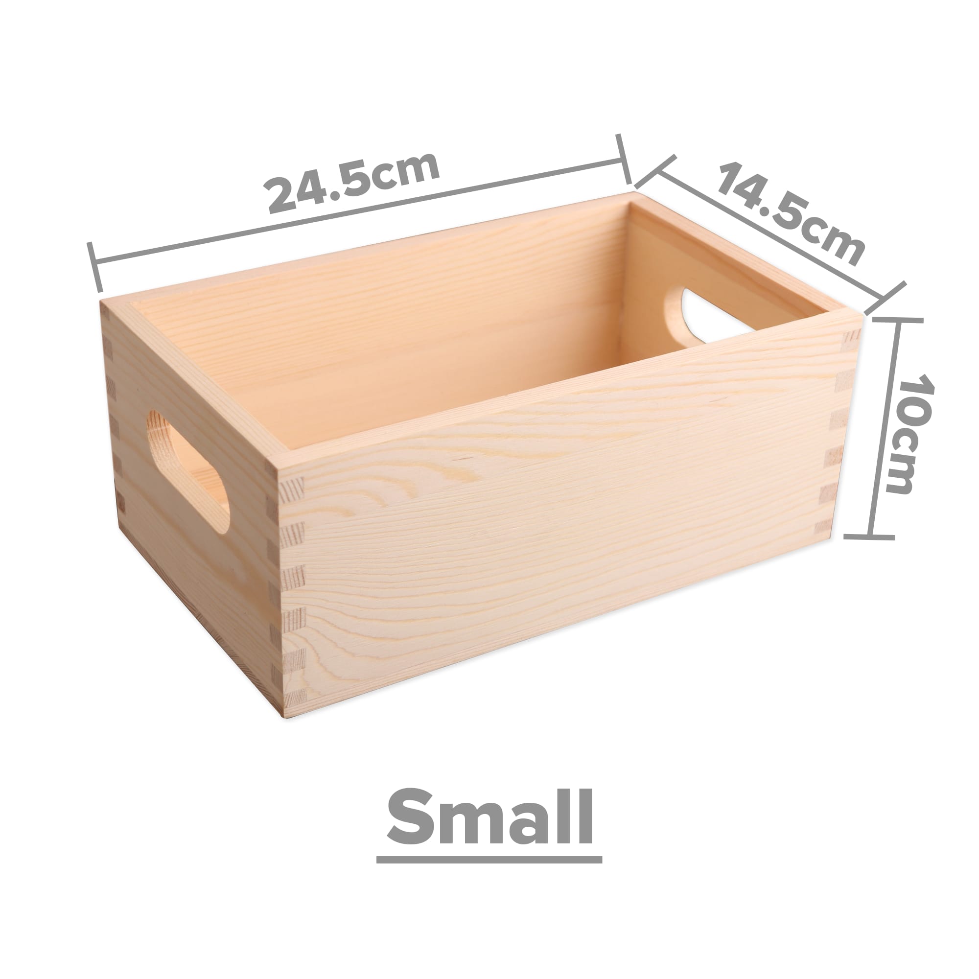 Small Wooden Storage Box - PCPB550 Image