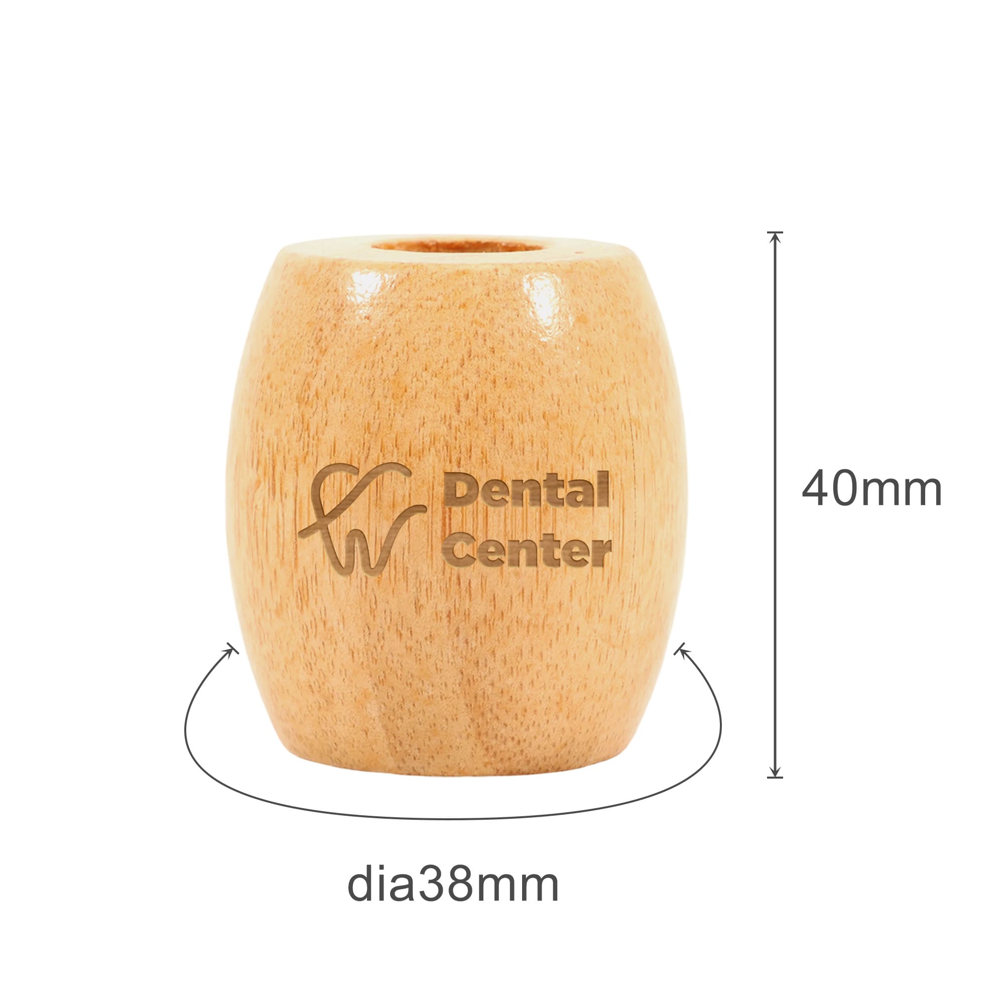 Alternative view of Bamboo Toothbrush Stand