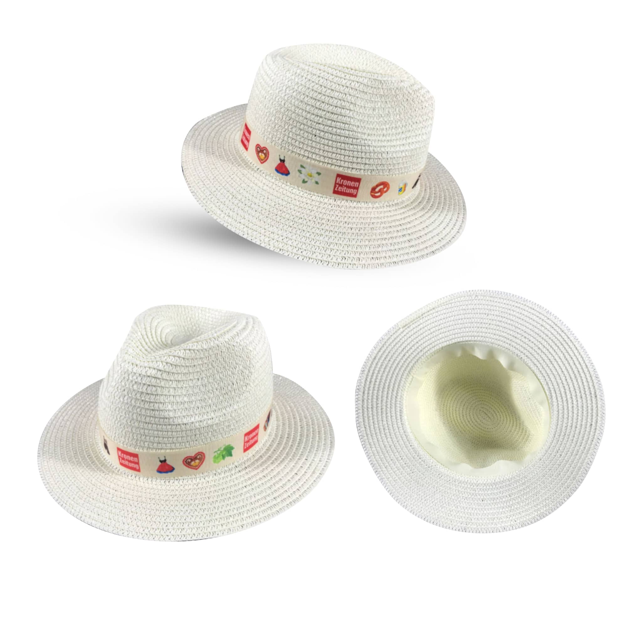 Straw Hat with Ribbon - PCH390 Image 