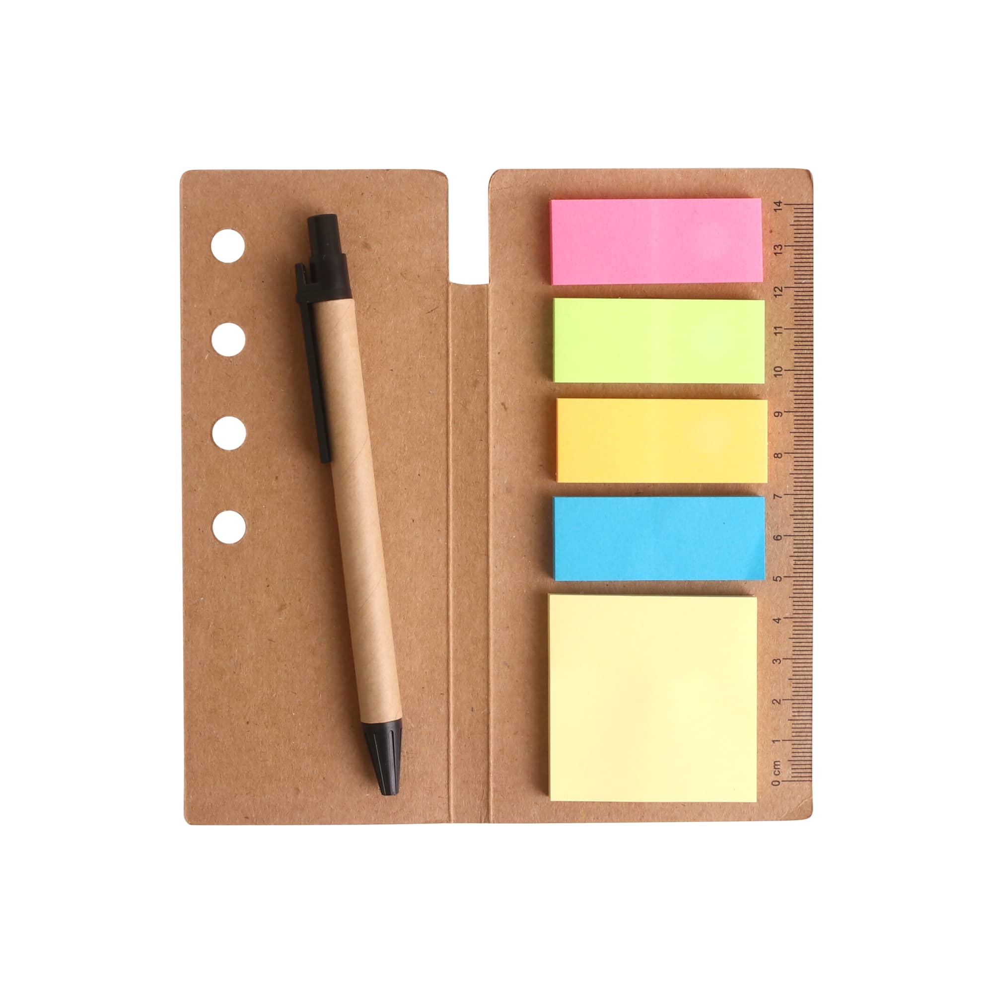 Ruler Sticky Note Pad with Pen - PCS186 Image