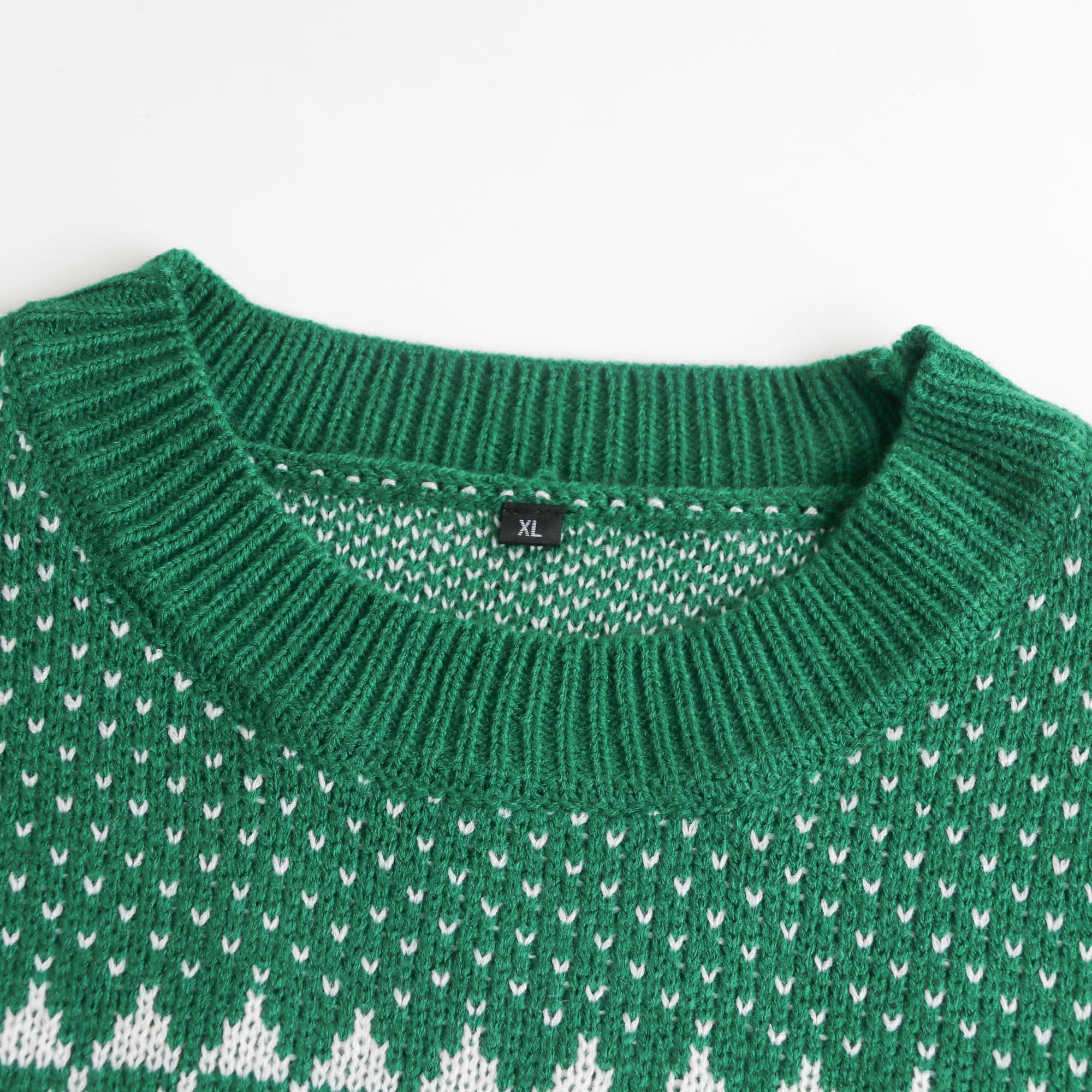 Unisex Acrylic 2 Colours Jacquard Christmas Jumper - PCC520 Image