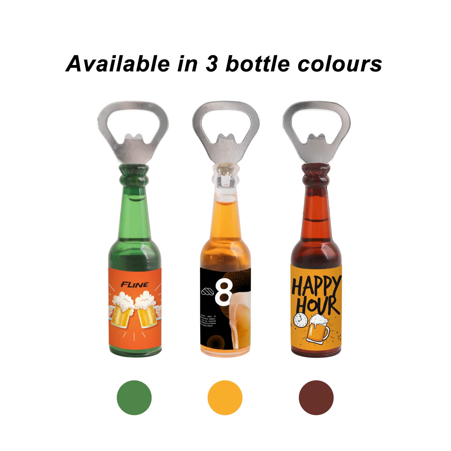 Bottle Shaped Opener with Fridge Magnet - PCH658 Image 