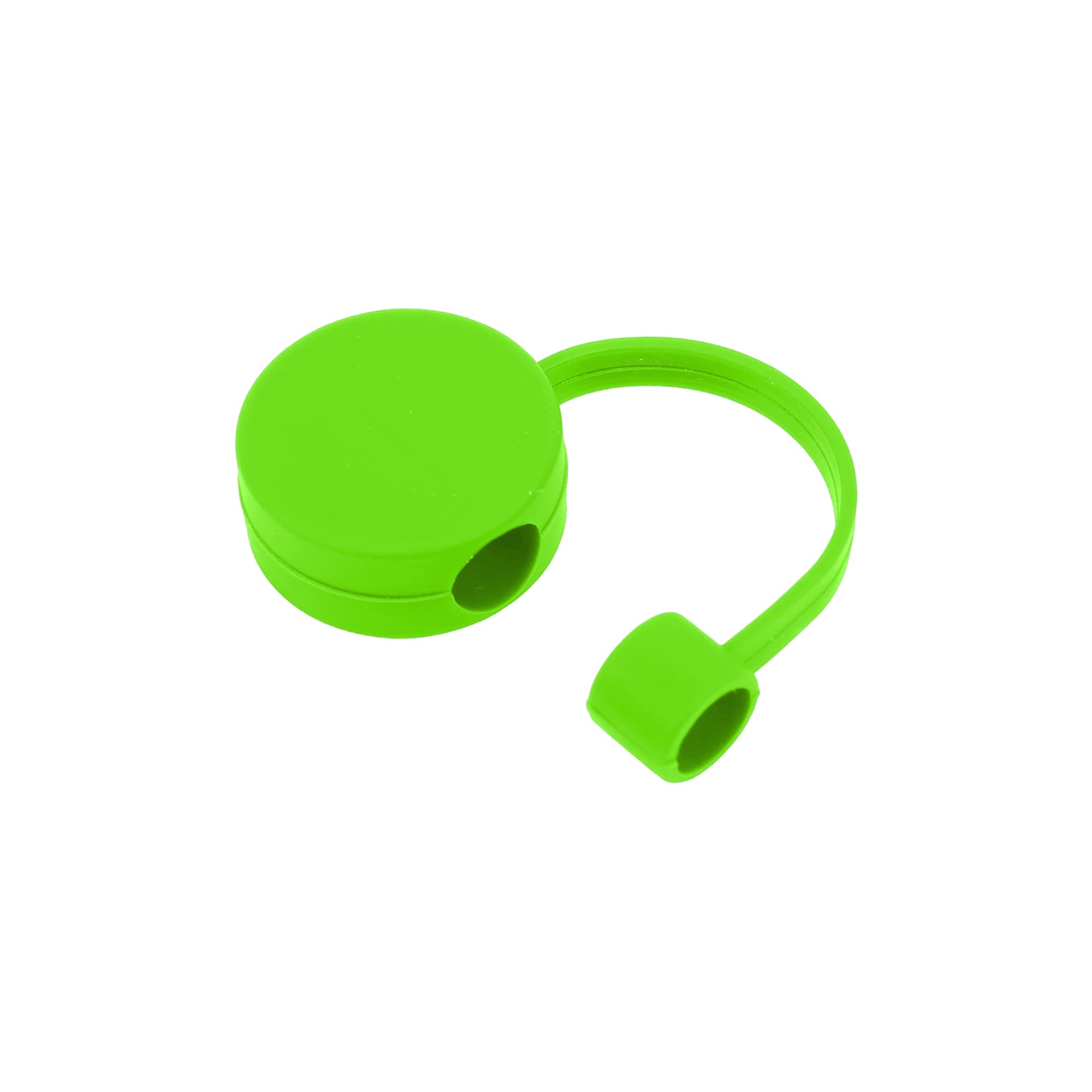 Alternative view of Round Silicone Straw Cover