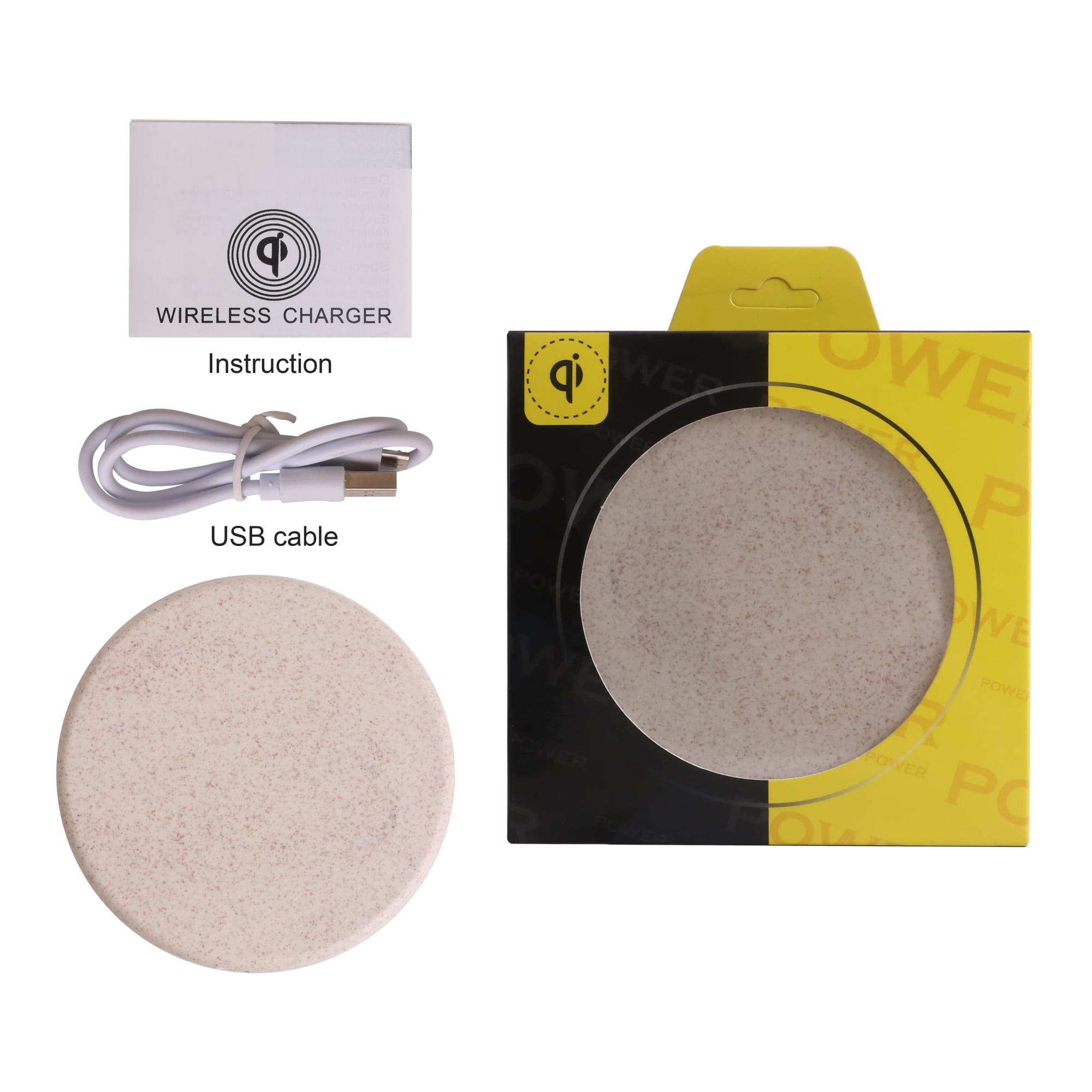 Wheat Straw Wireless Charger - PCT276 Image 