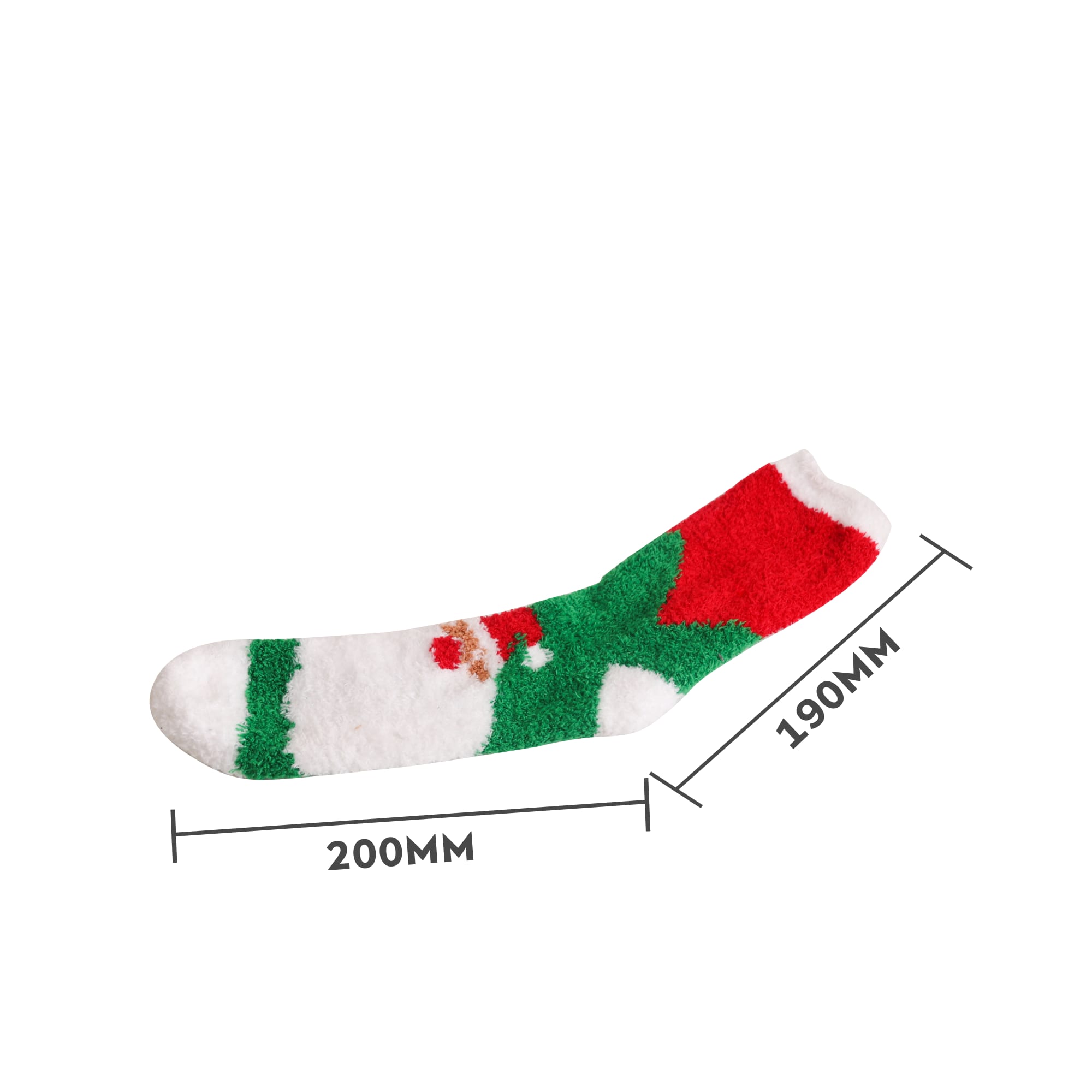 Crew Custom Pattern Coral Fleece Socks - PCH578 Image