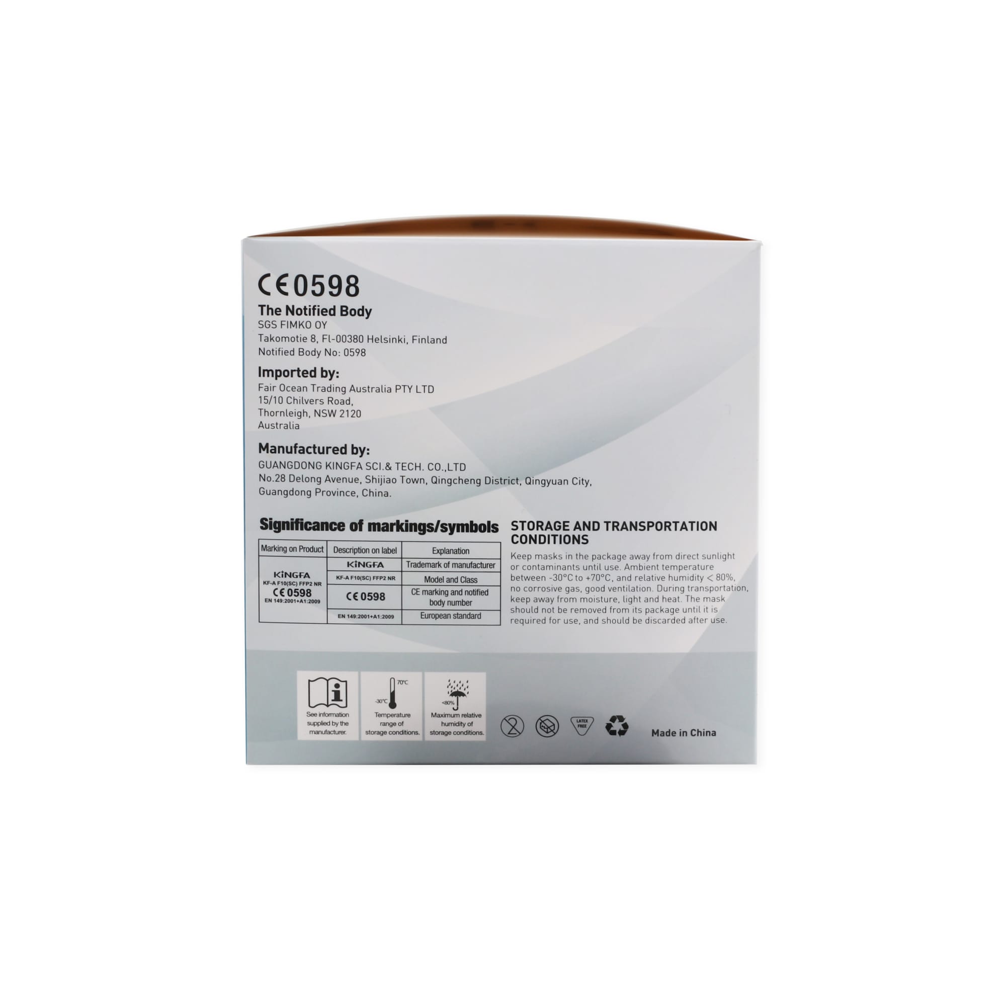 FFP2 Face Mask - PCA024B Image