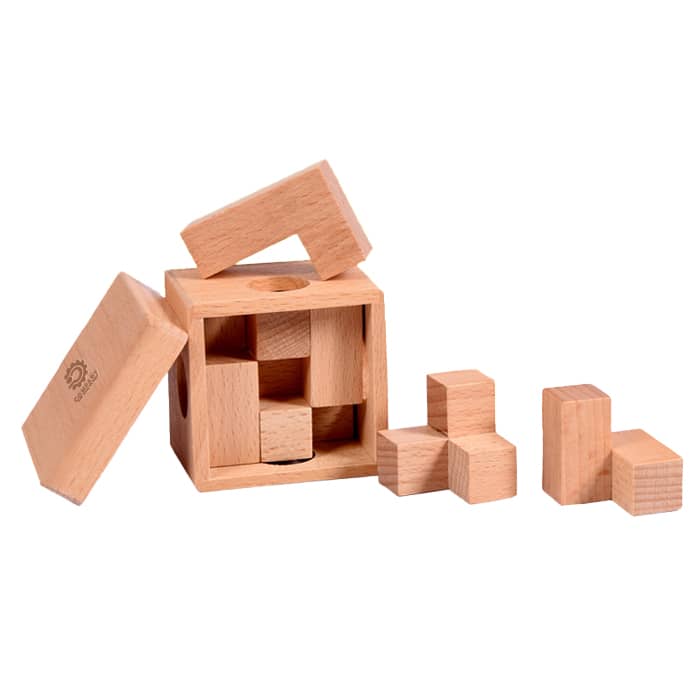 7pcs Wooden Boxed Cube Toy - PCH520 Image