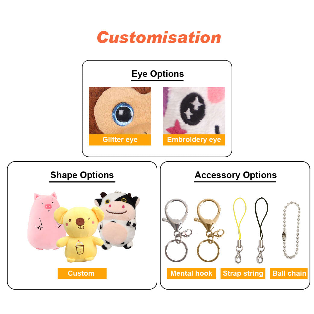 Custom Animal Keyrings - PCPT168 Image 