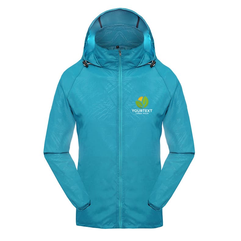 Unisex Adult 100% Polyester Sun Protection Jacket with Hood