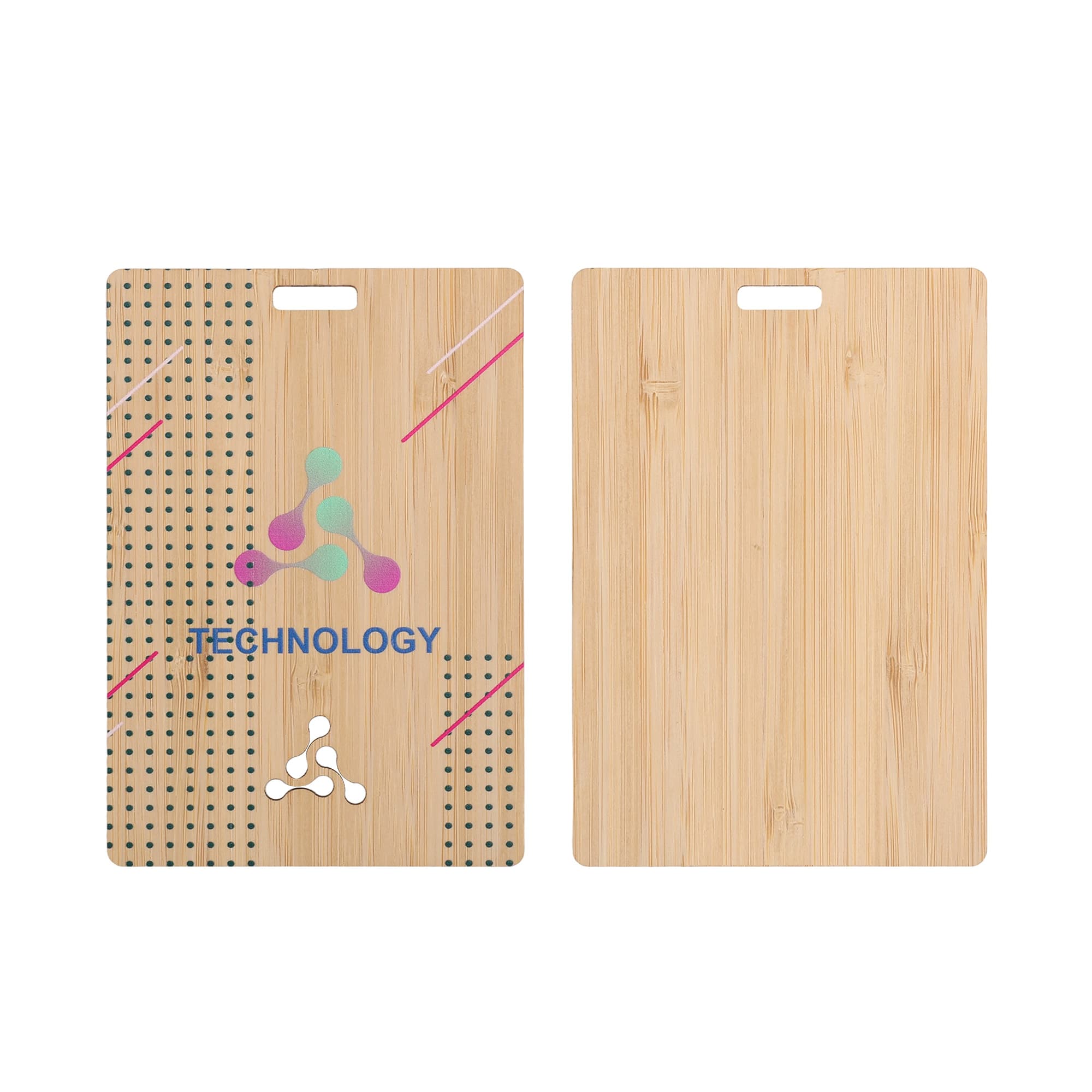 Alternative view of Bamboo Name Tag