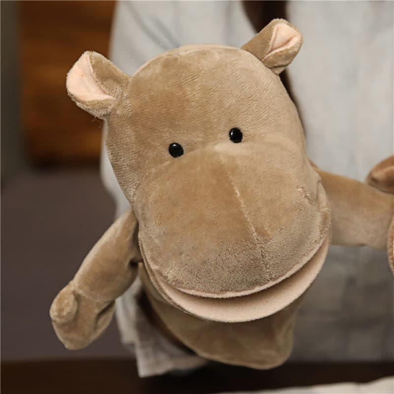 Hippopotamus Hand Puppet - PCPT115 Image 