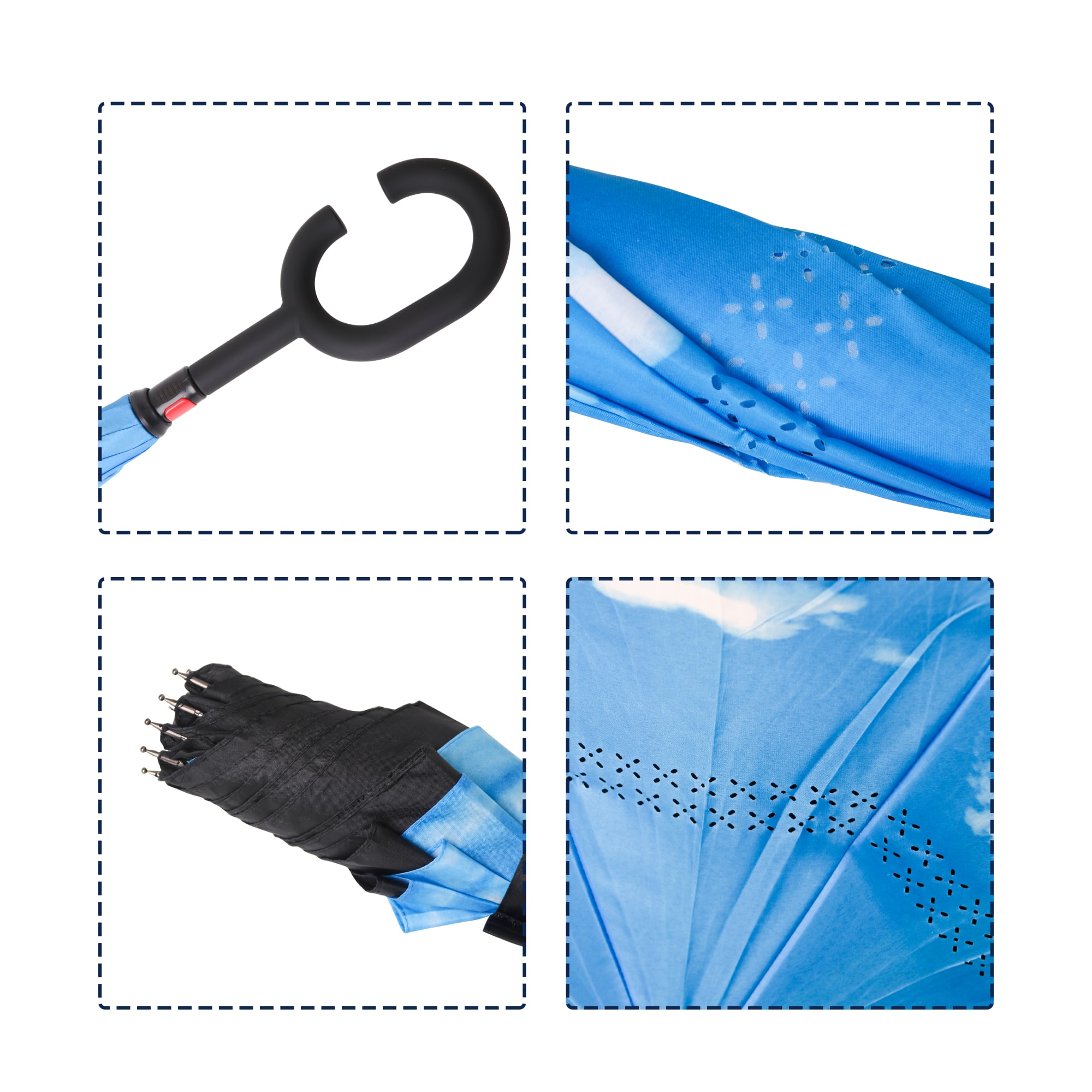 Reversible Folding Umbrella - PCH775 Image 