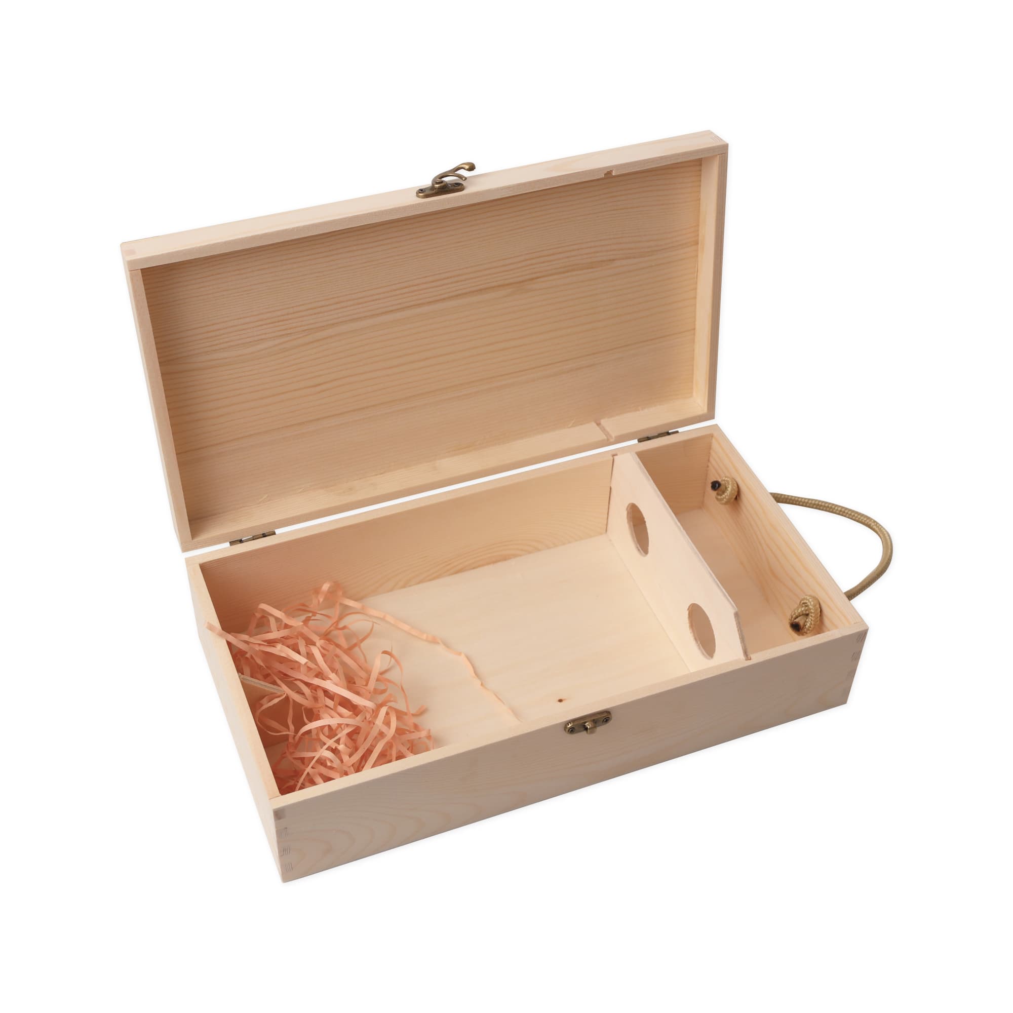 Double Bottle Wooden Wine Box - PCPB565 Image