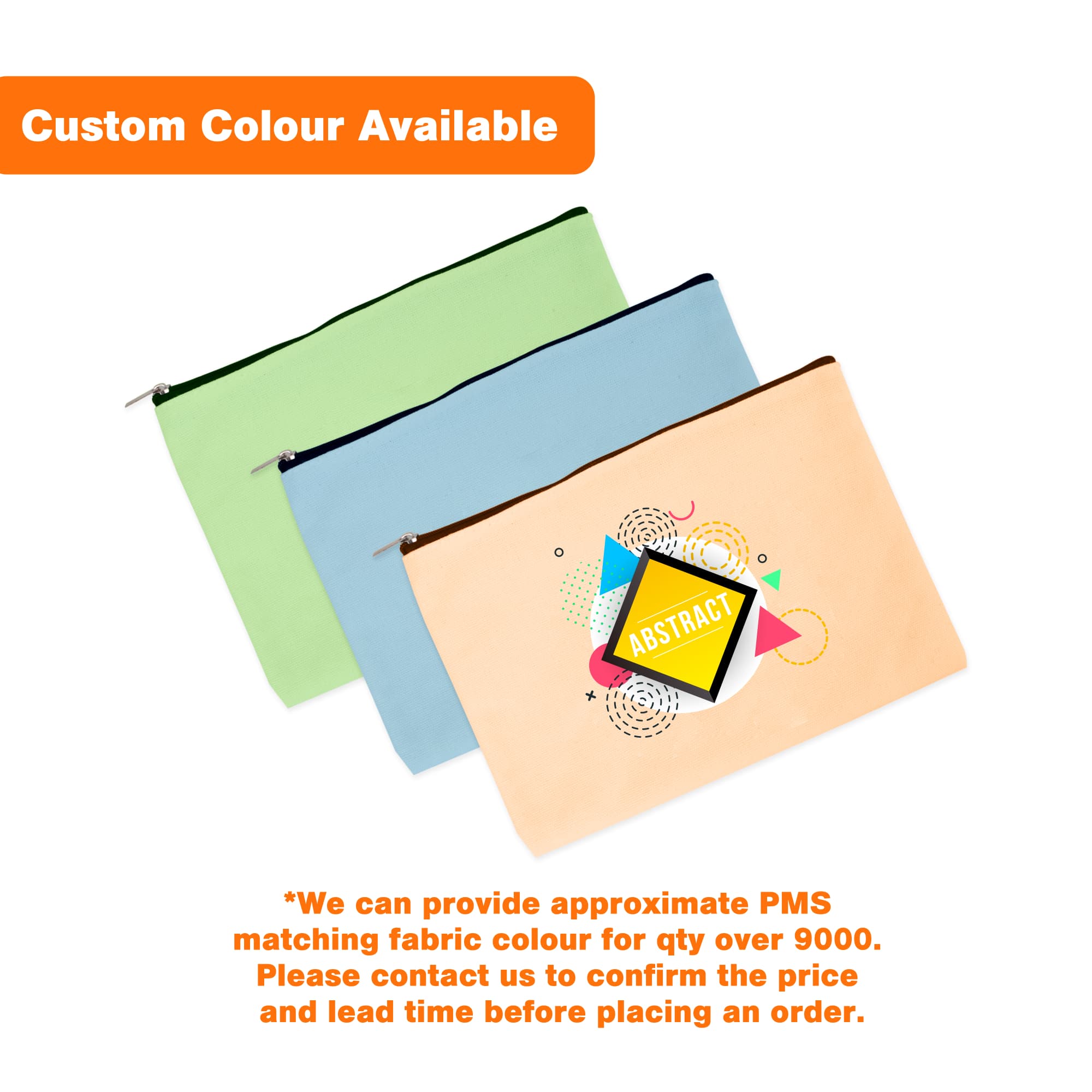 Rectangle Canvas Cosmetic Bag - PCBC115 Image