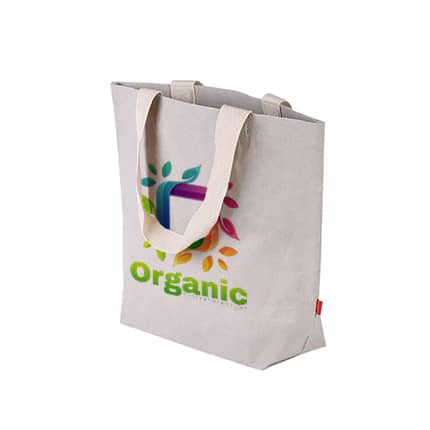 Large Washable Kraft Paper Bag with Cotton Handle(430x345x125mm) - PCPB185 Image 