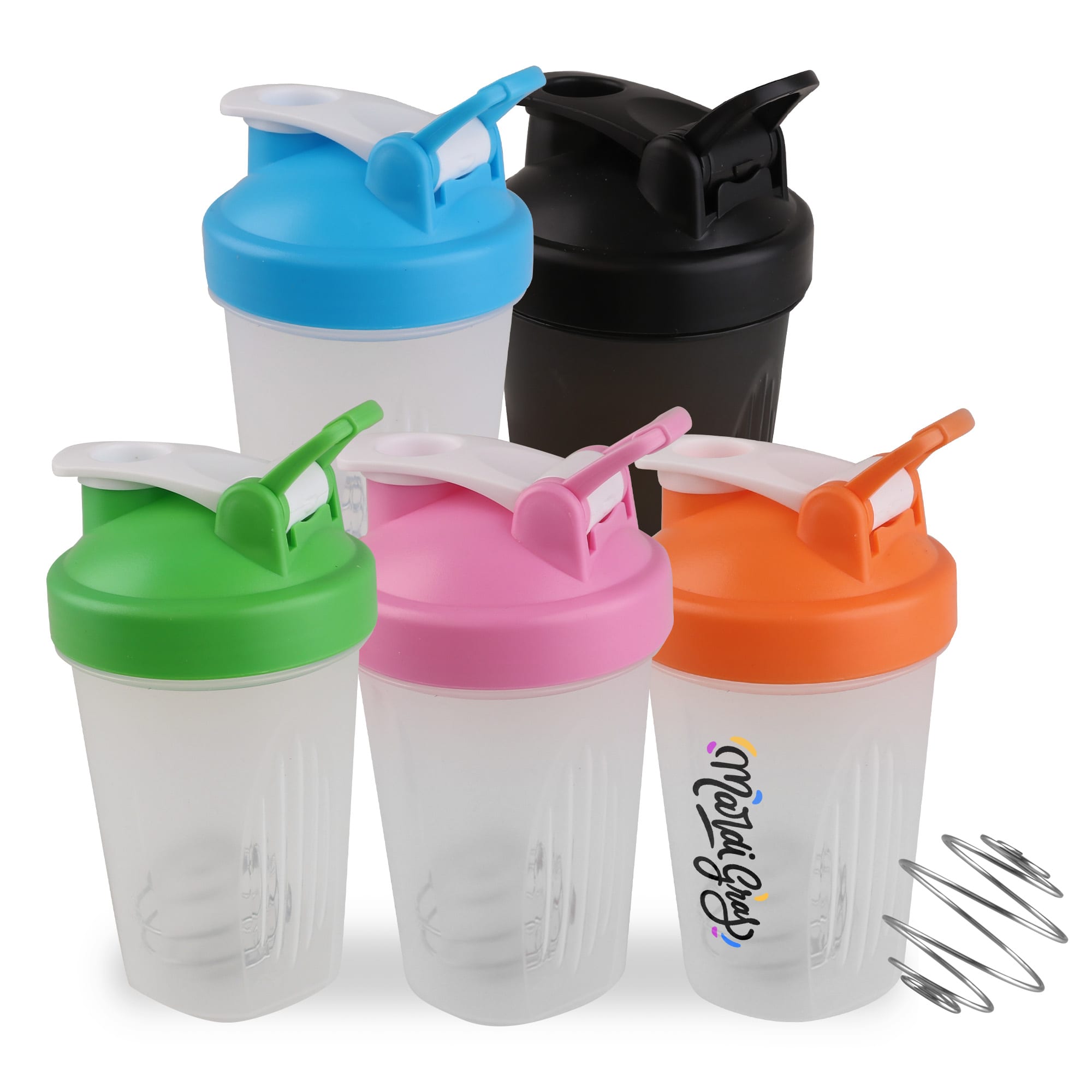 BPA Free Fitness Shaker Bottle with Loop 400ml - PXD272 Image