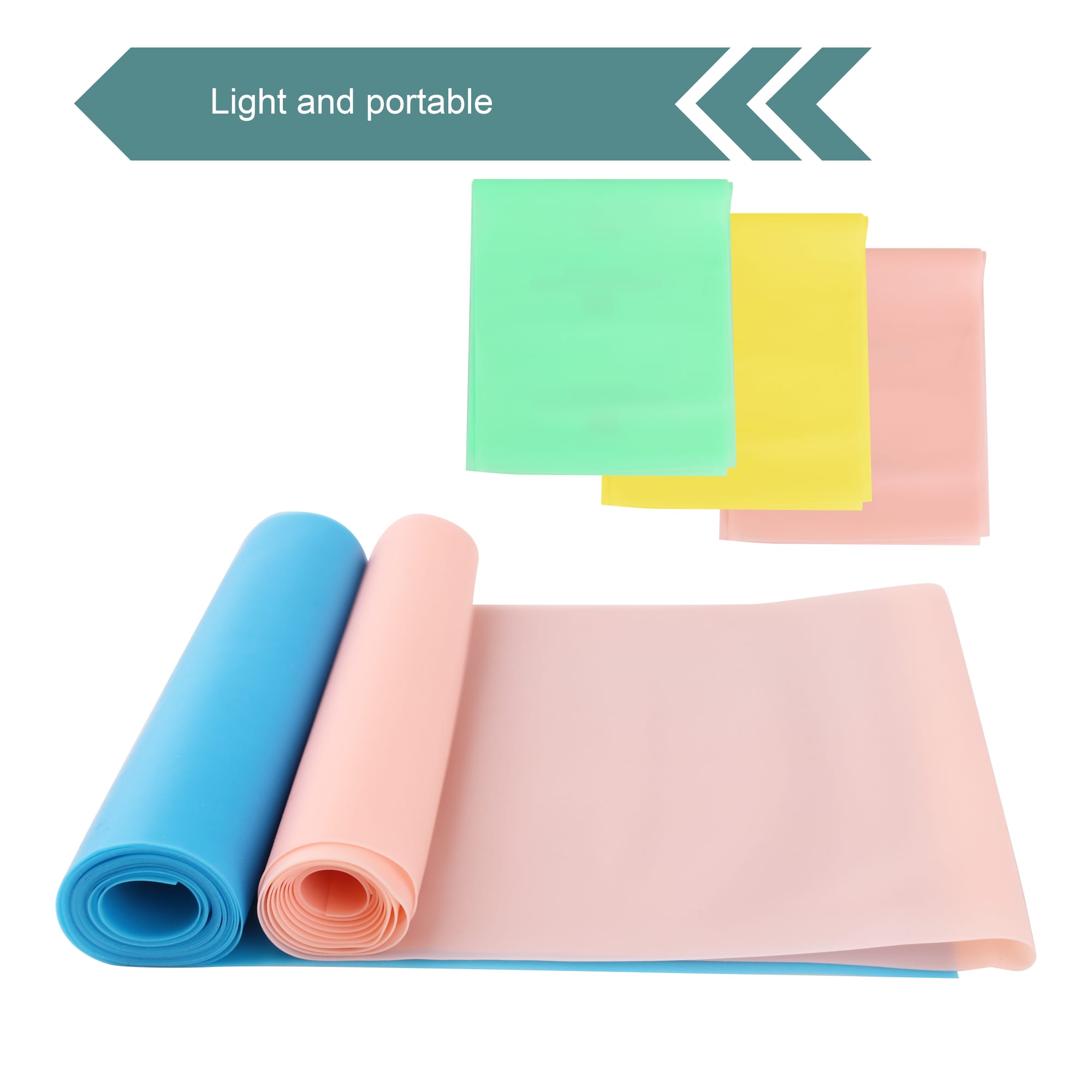 Latex Free TPE 1.5m Fitness Resistance Band - PCH052 Image 