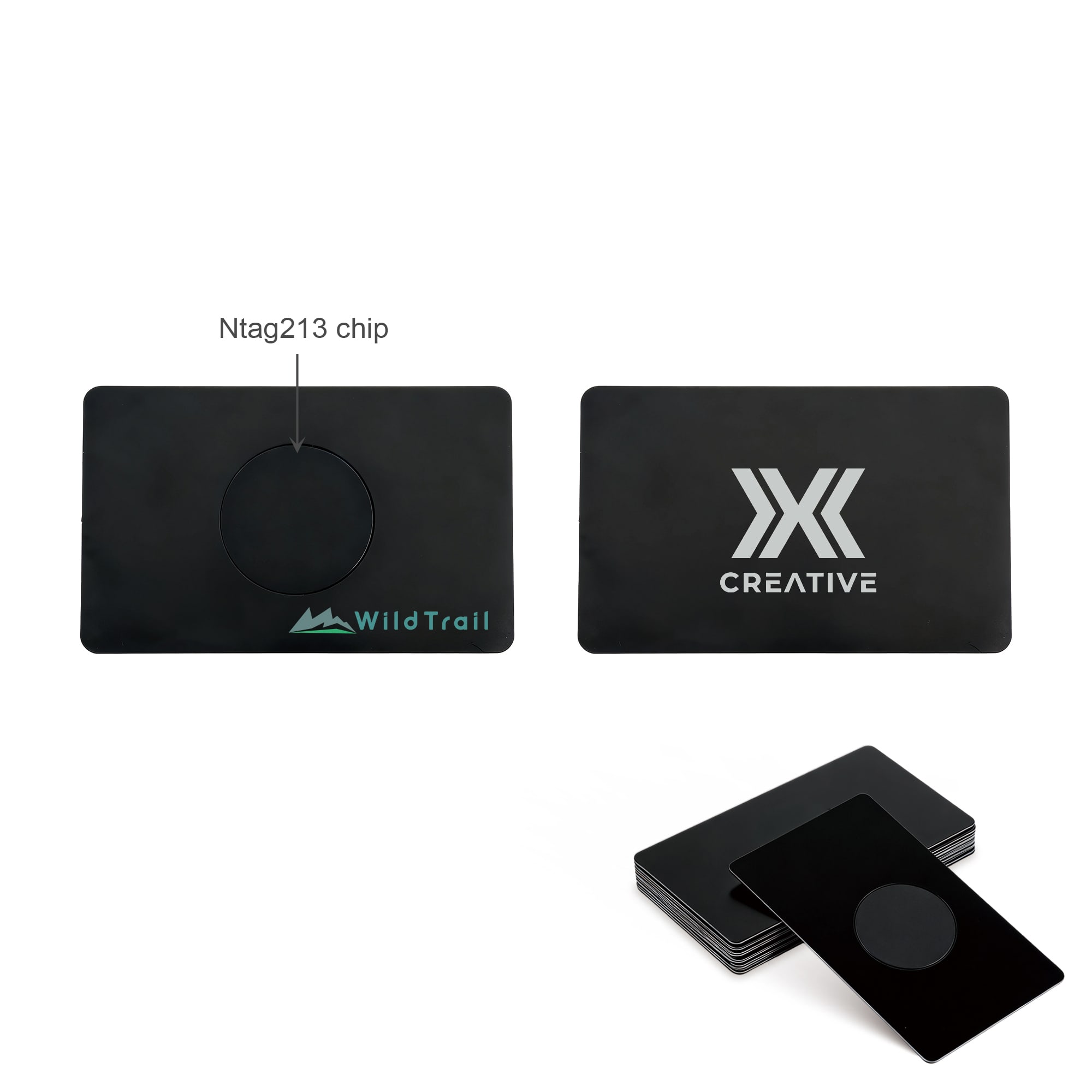 NFC Black Metal Business Card