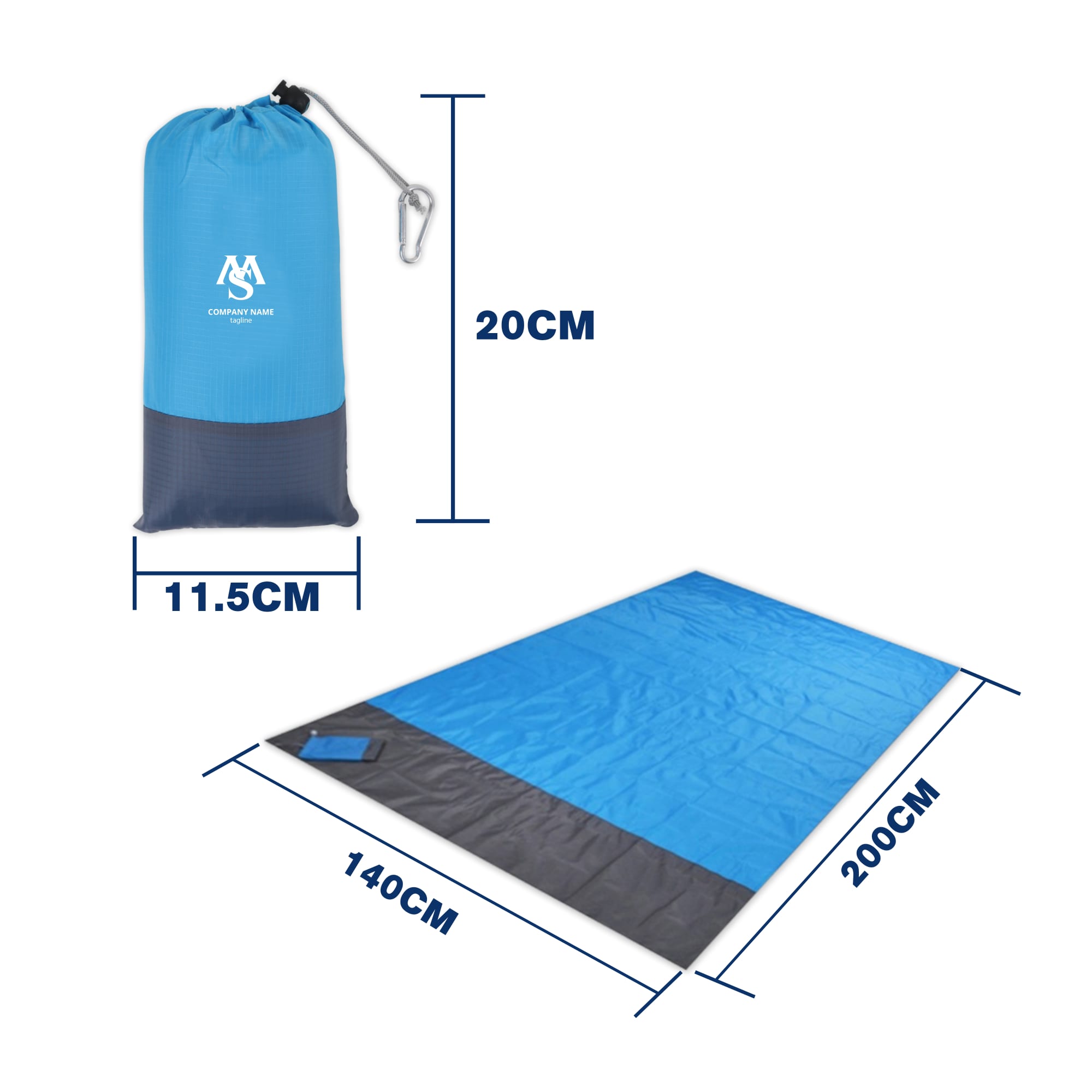Pouch Picnic Blanket - Medium - PCH460 Image 