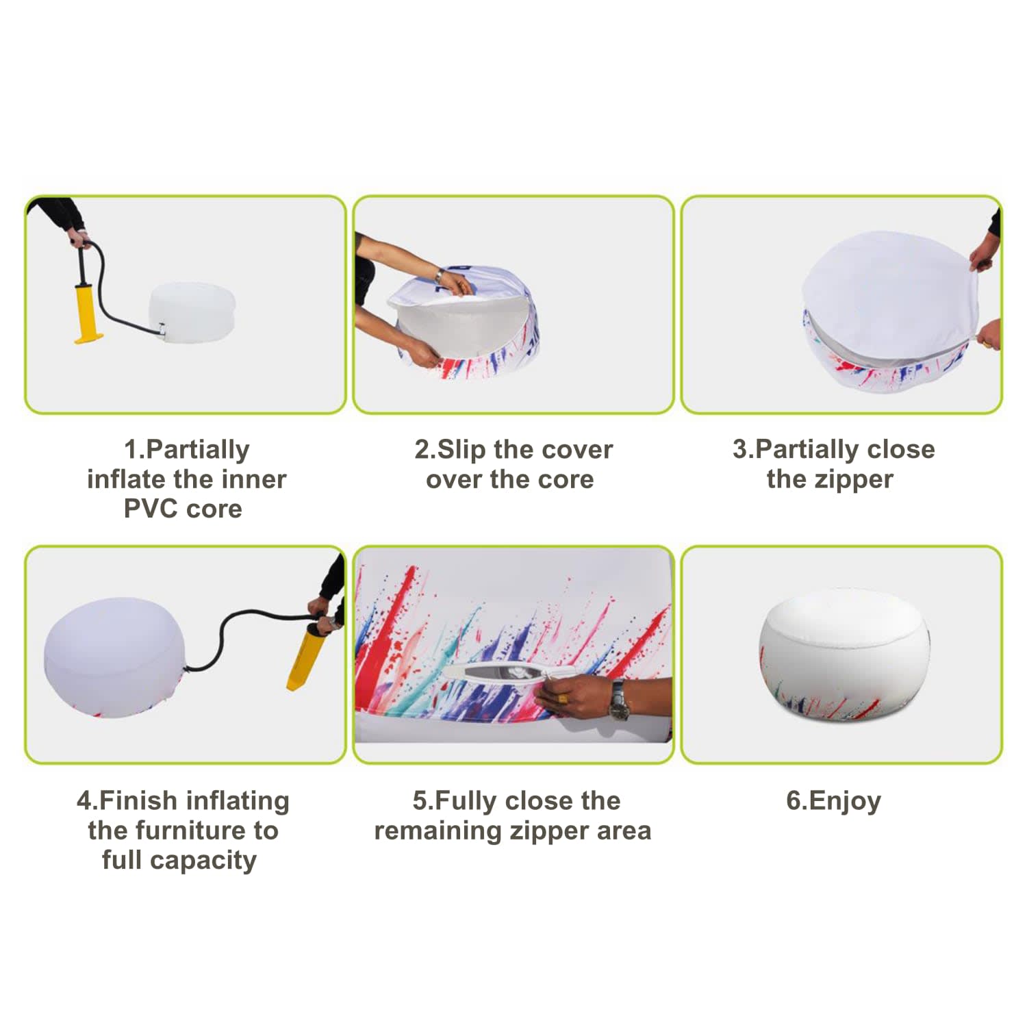 Inflatable Ottoman - POS468 Image 