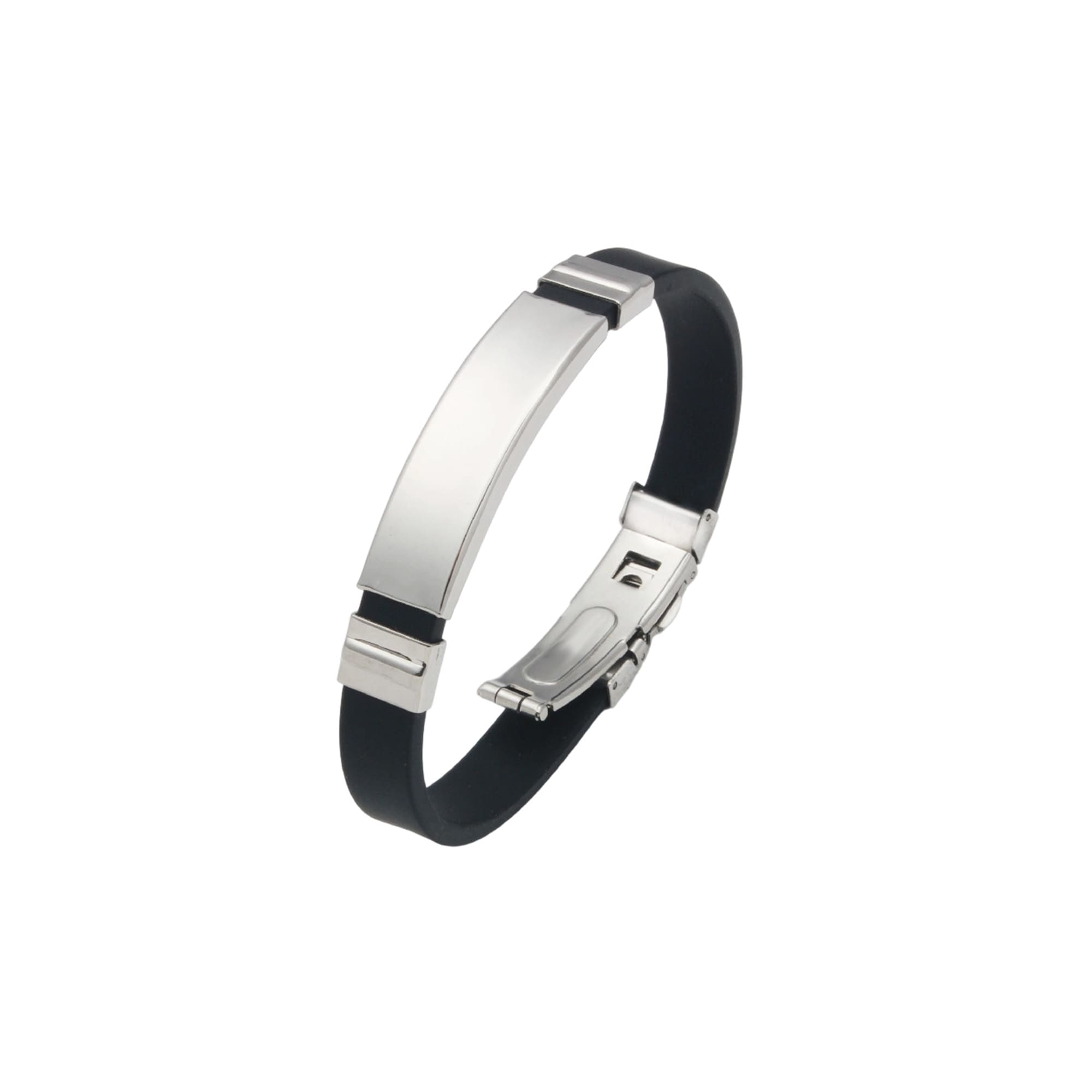 Alternative view of Colour Metal Folding Lock Clasp Bangle