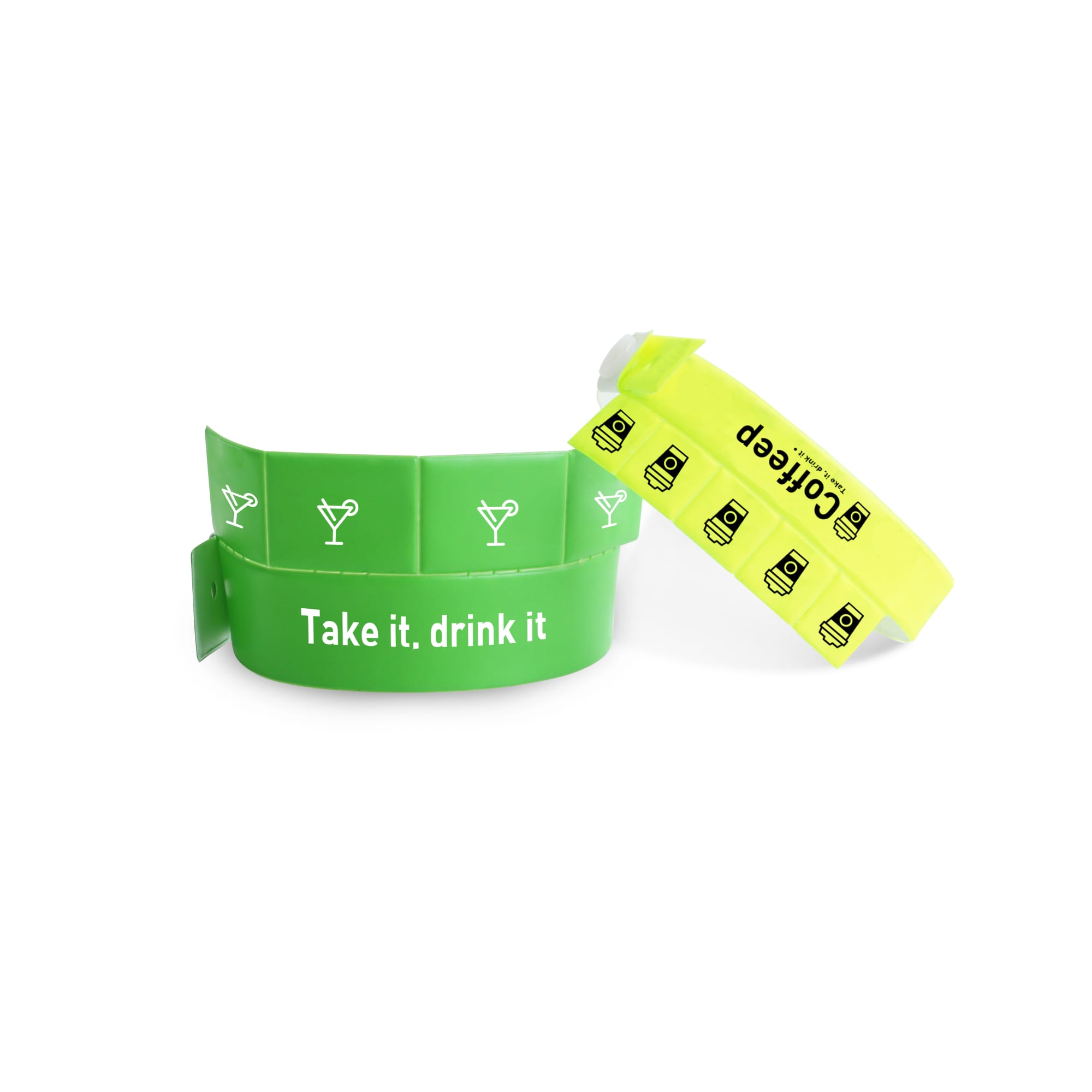 Tabbed Disposable PVC Wristband - PCW066 Image 