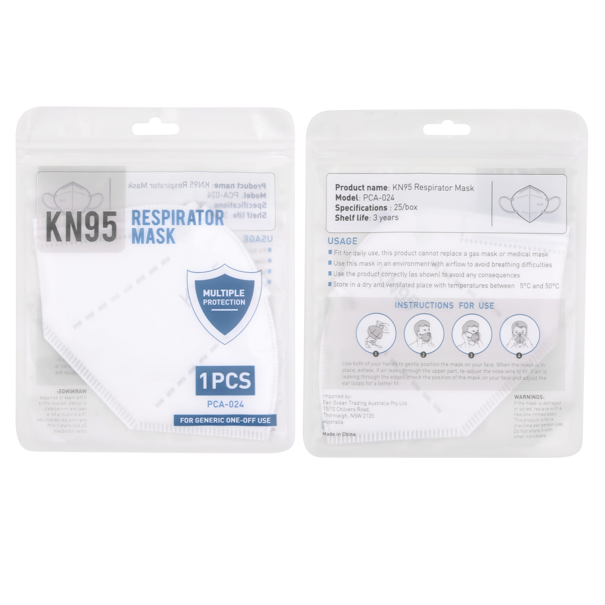 KN95 Face Mask - PCA024 Image 