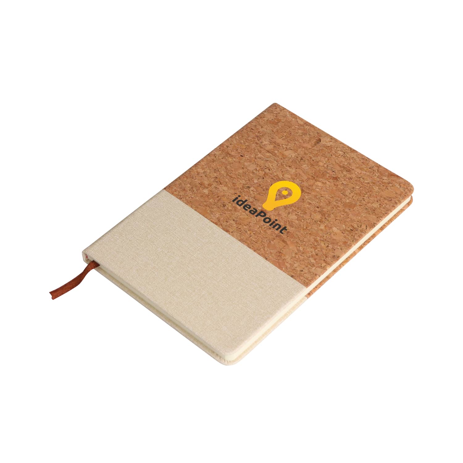 Natural Cork & Cotton A5 Notebook - PCS072 Image