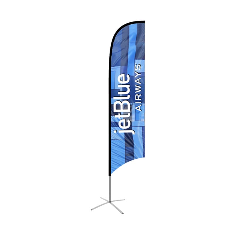 Large(80.5*400cm) Concave Feather Banners 15ft