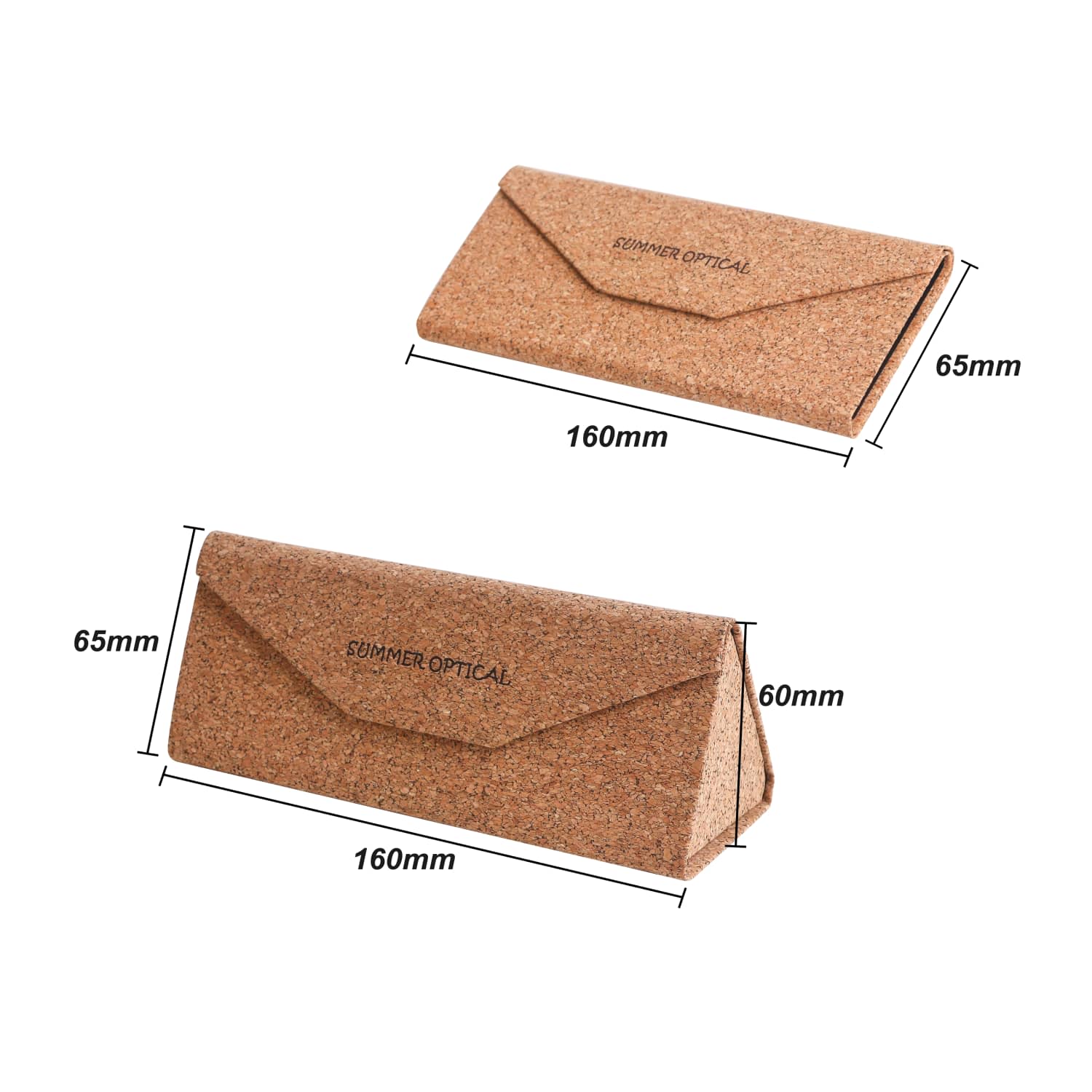 Foldable Cork Glasses Case - PCH233 Image 