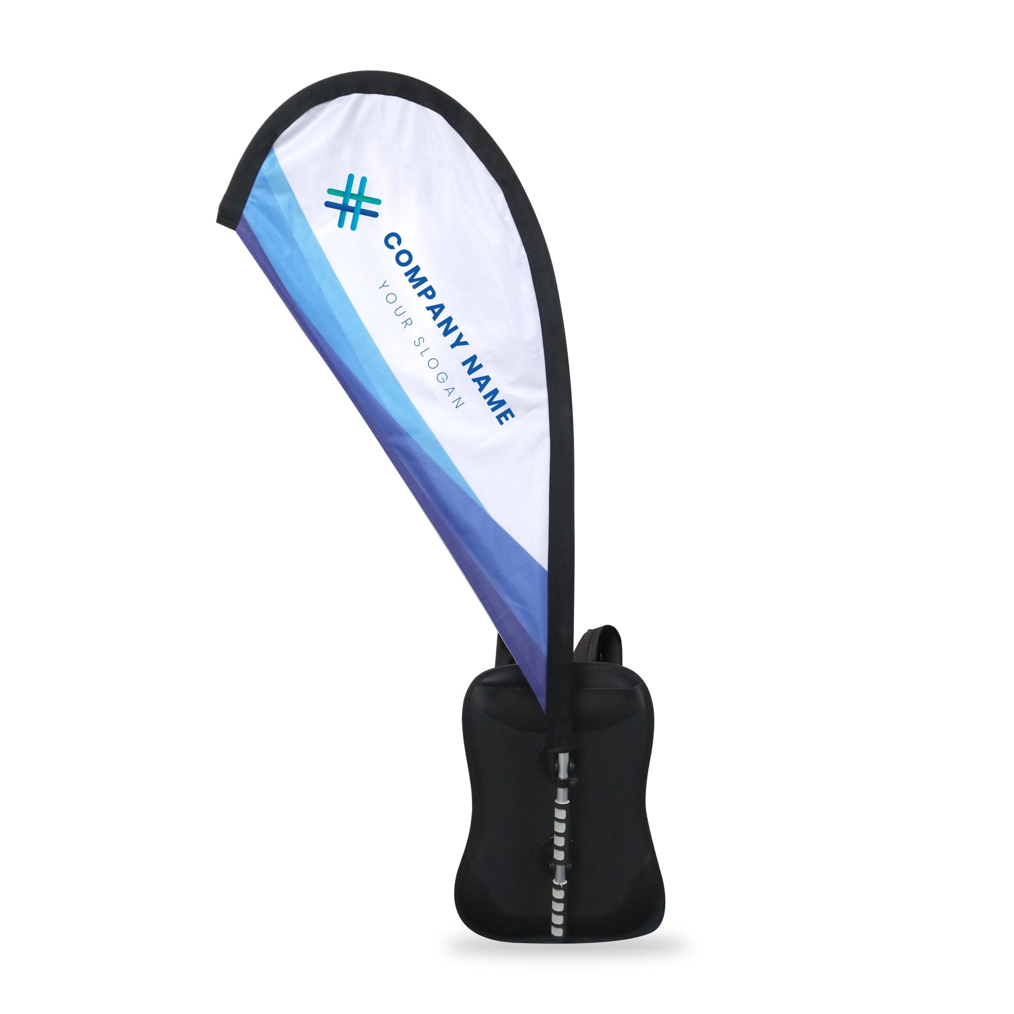 Alternative view of Teardrop Backpack Flag