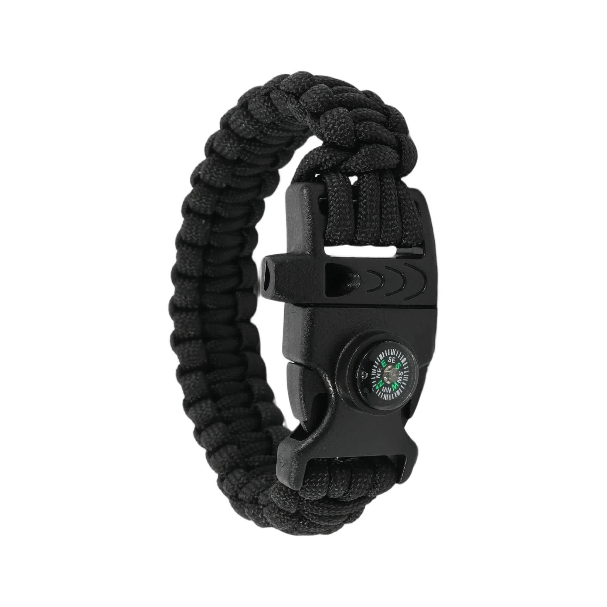 Alternative view of 3 in 1 Emergency Survival Bracelet with Whistle and Compass, Survival Kit