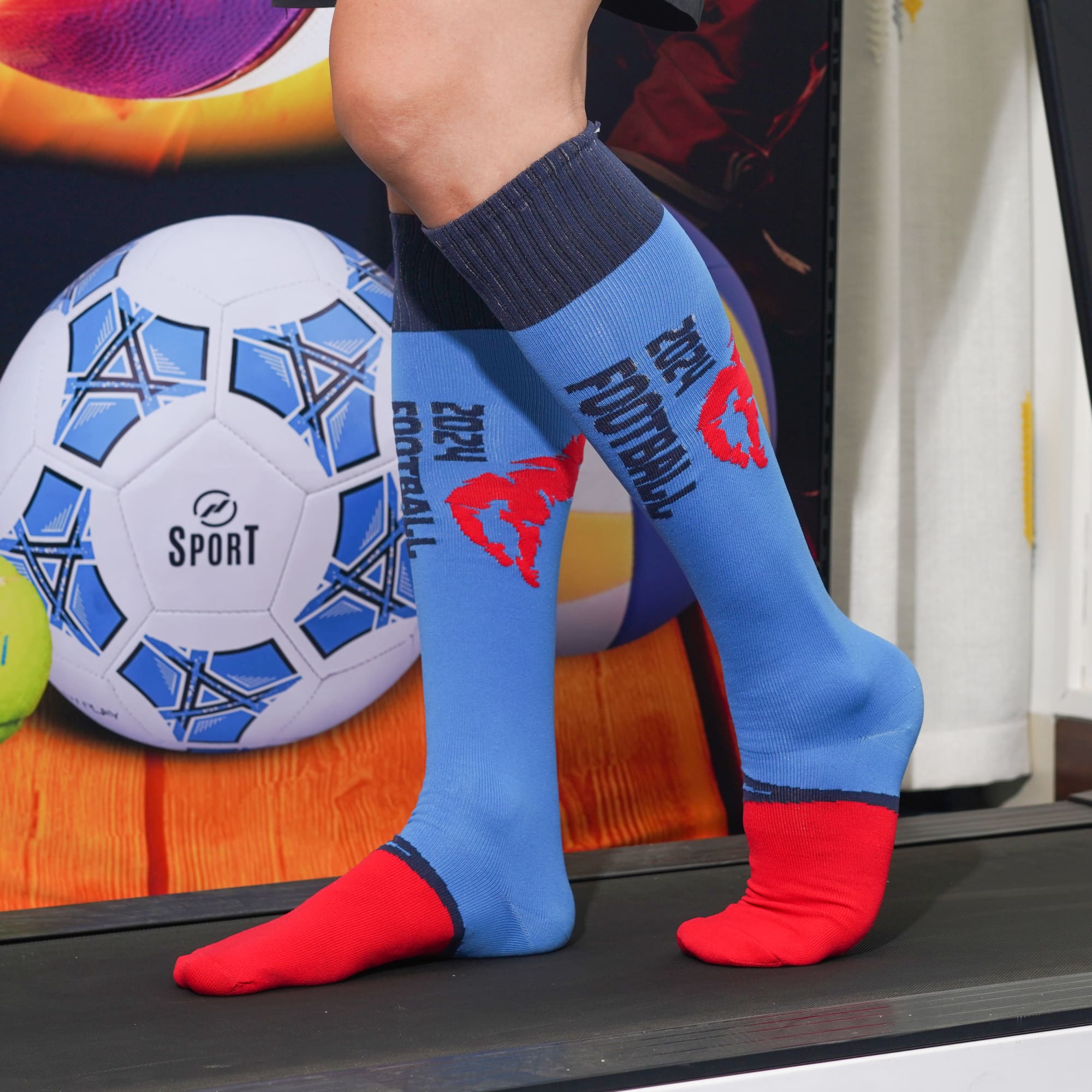 Knee High Custom Pattern Football Socks - PCH572 Image