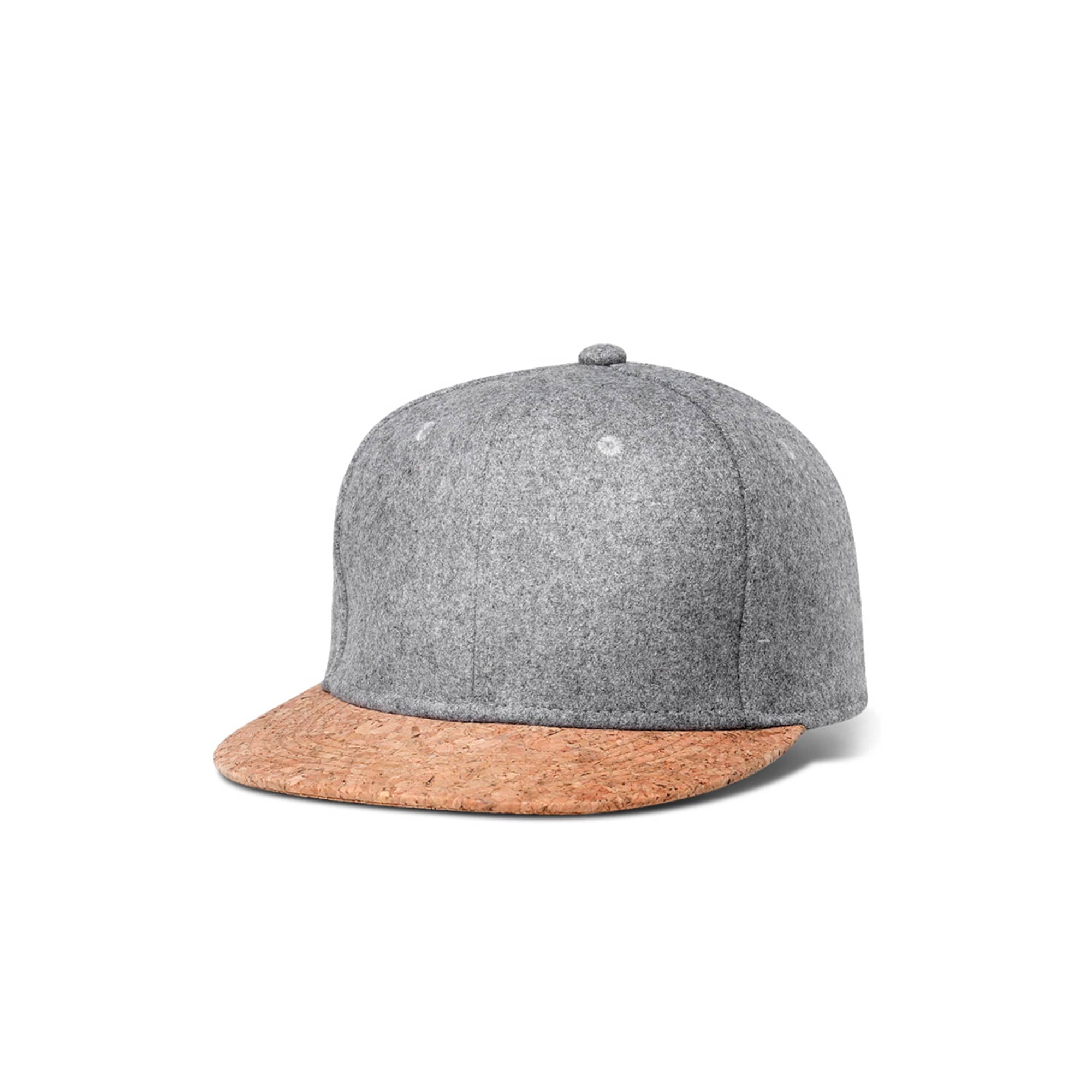 Alternative view of 6 Panel Flat Cork Snapback Cap