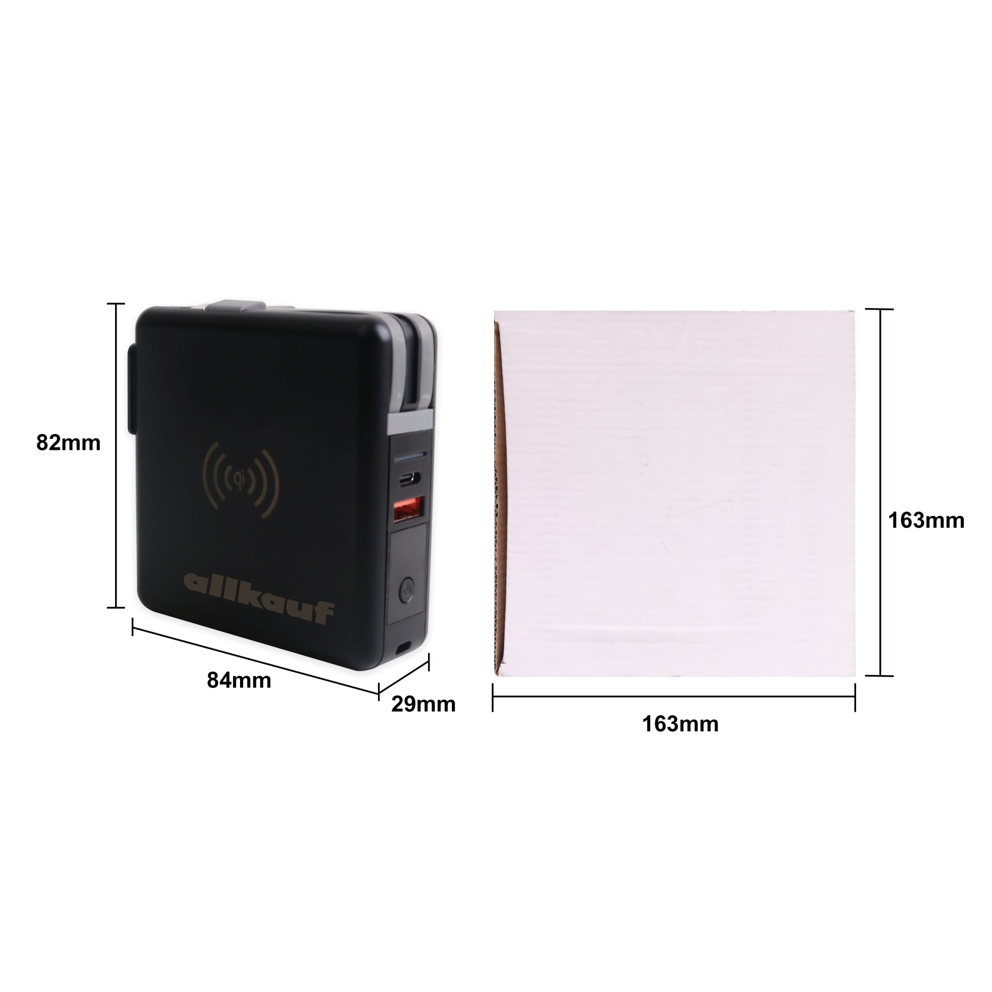 10000mAh Wireless Travel Power Bank - PCB176 Image