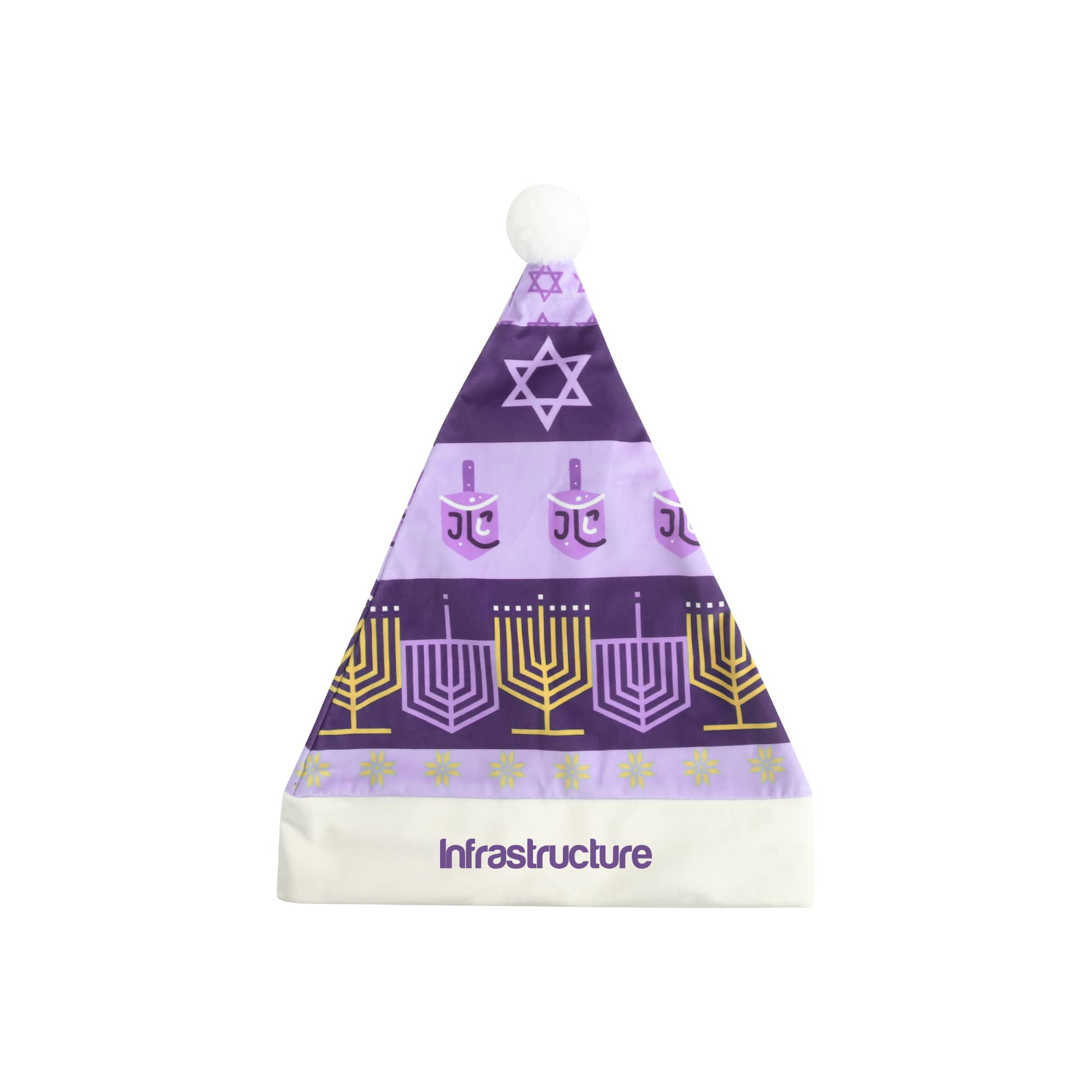 Alternative view of Full Colour Regular Santa Hat
