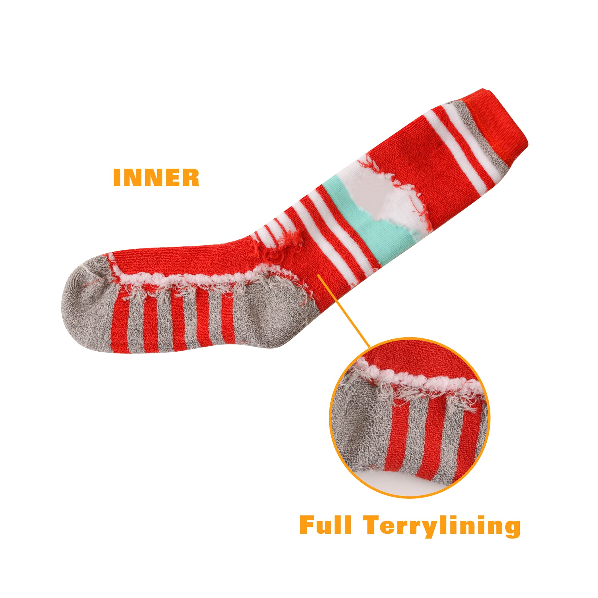 Crew Thermal Custom Pattern Socks - PCH569 Image