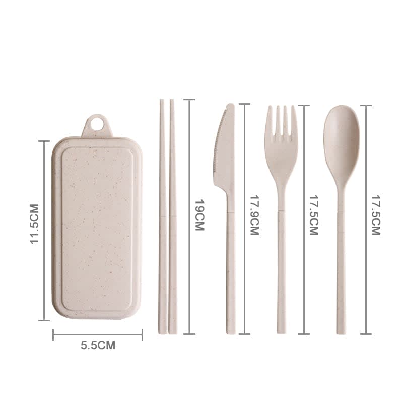 4 Pieces Travel Utensils Set - PCH168 Image 