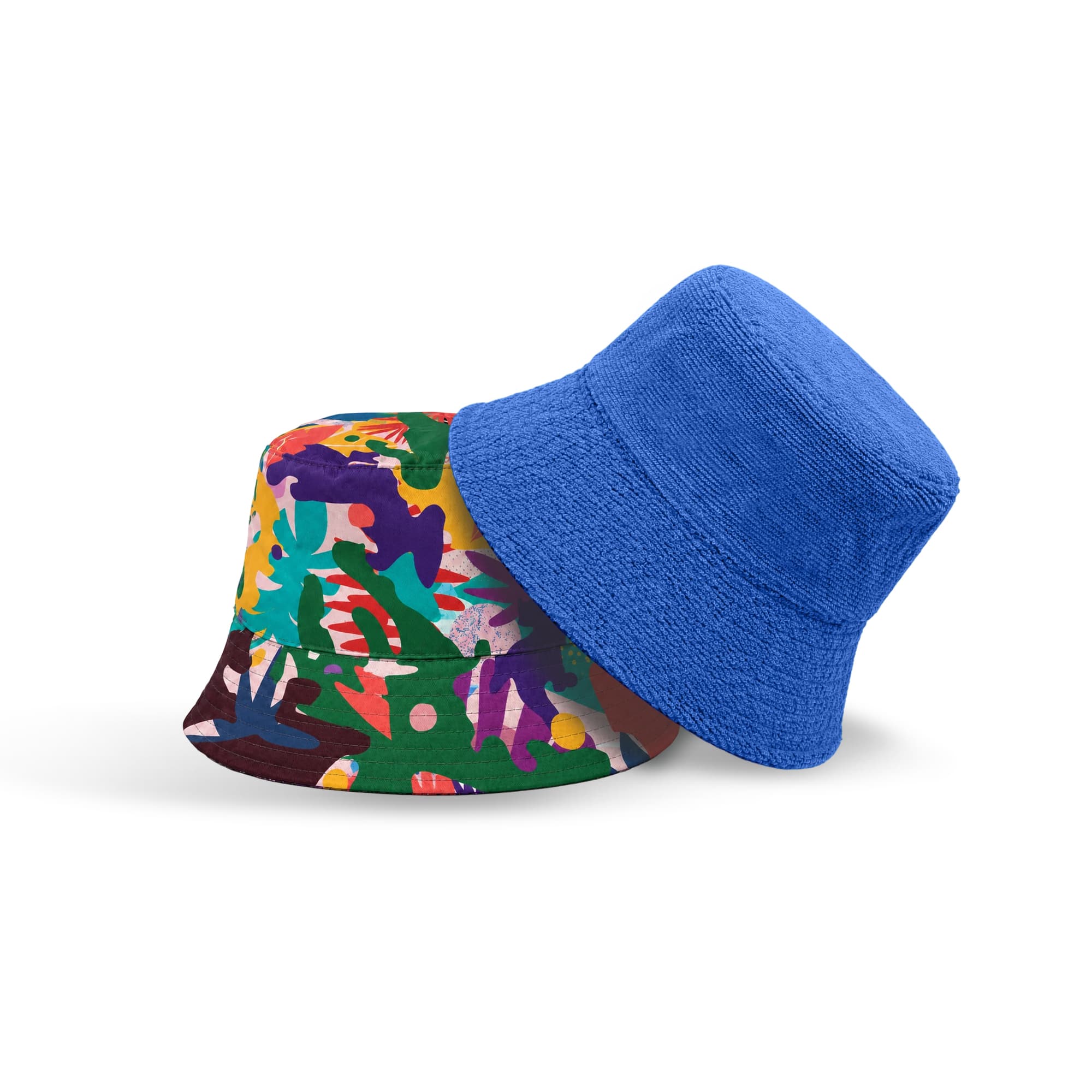 Dual-Material Reversible Bucket Hat