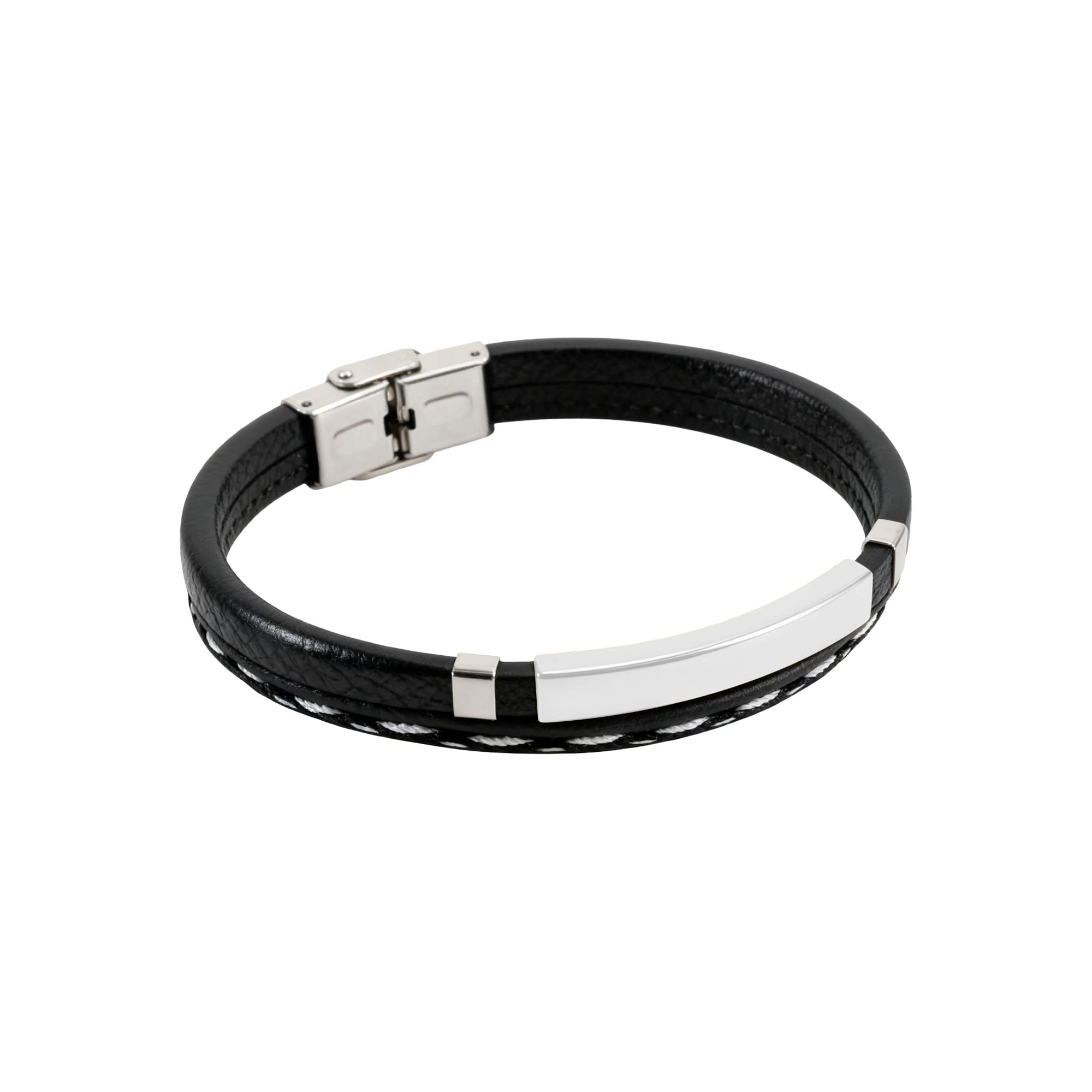 Alternative view of Personalized Leather Bracelet
